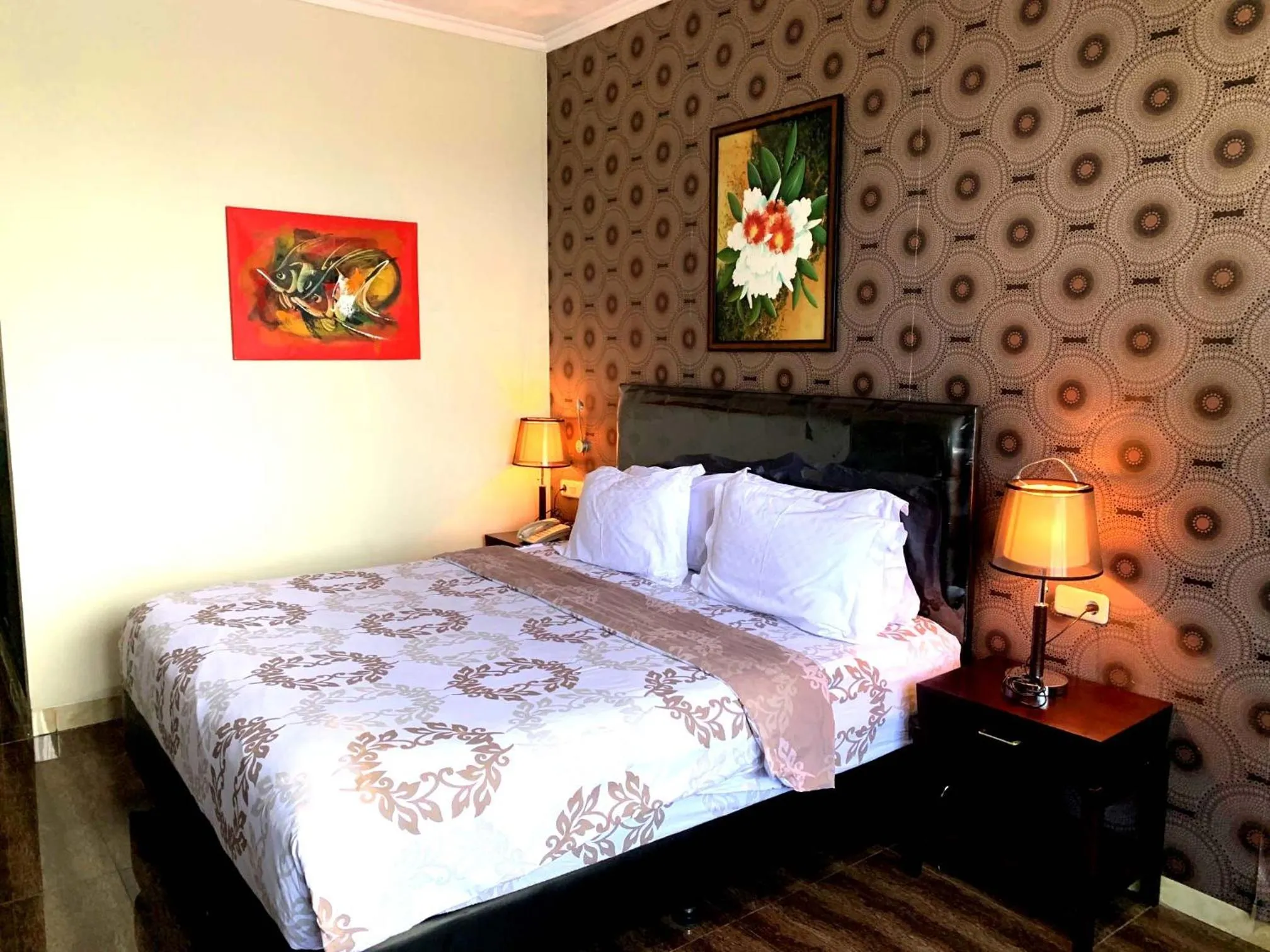 Bed in Pacific Hotel Ambon