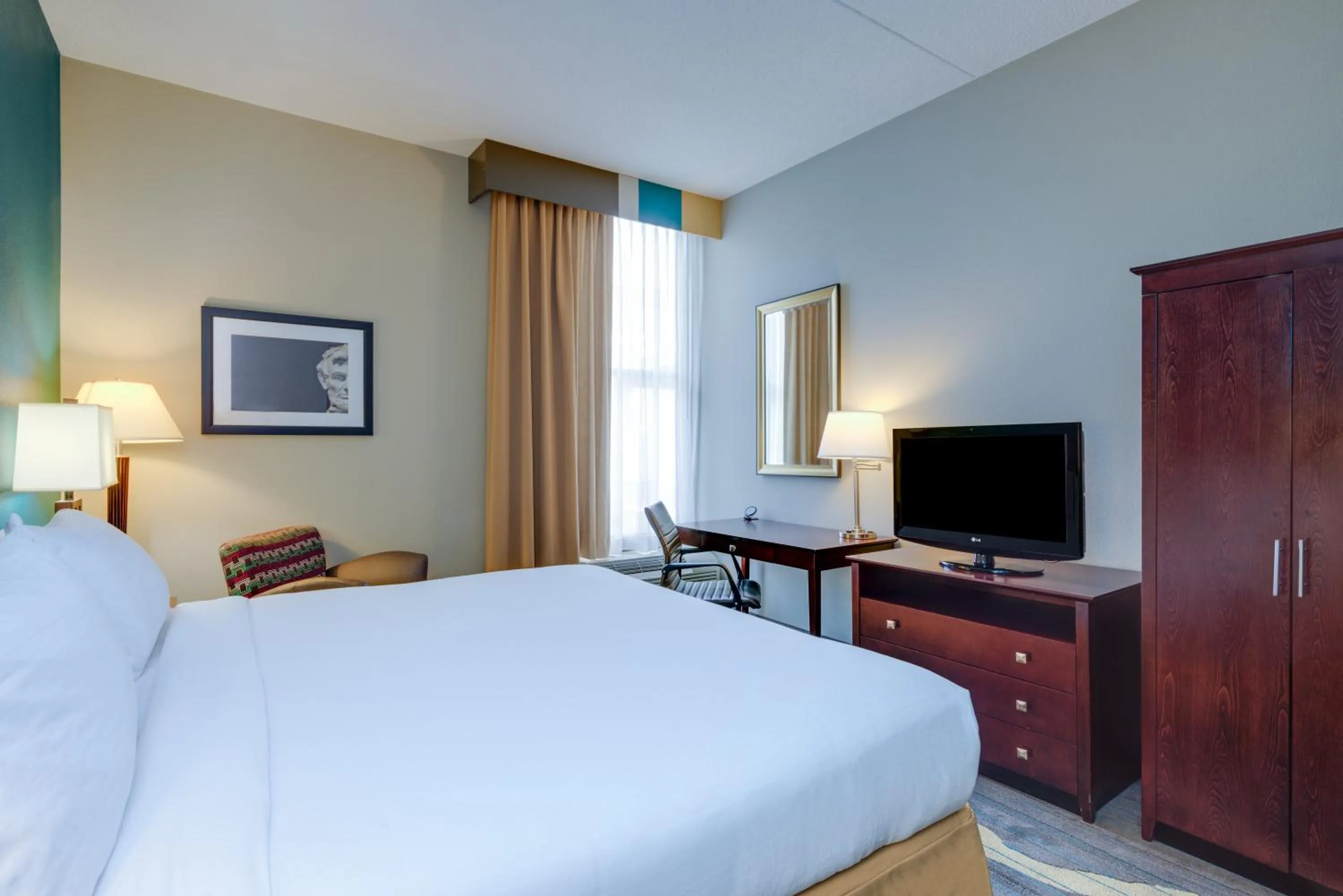 Photo of the whole room, Bed in Holiday Inn Express Washington DC East- Andrews AFB by IHG