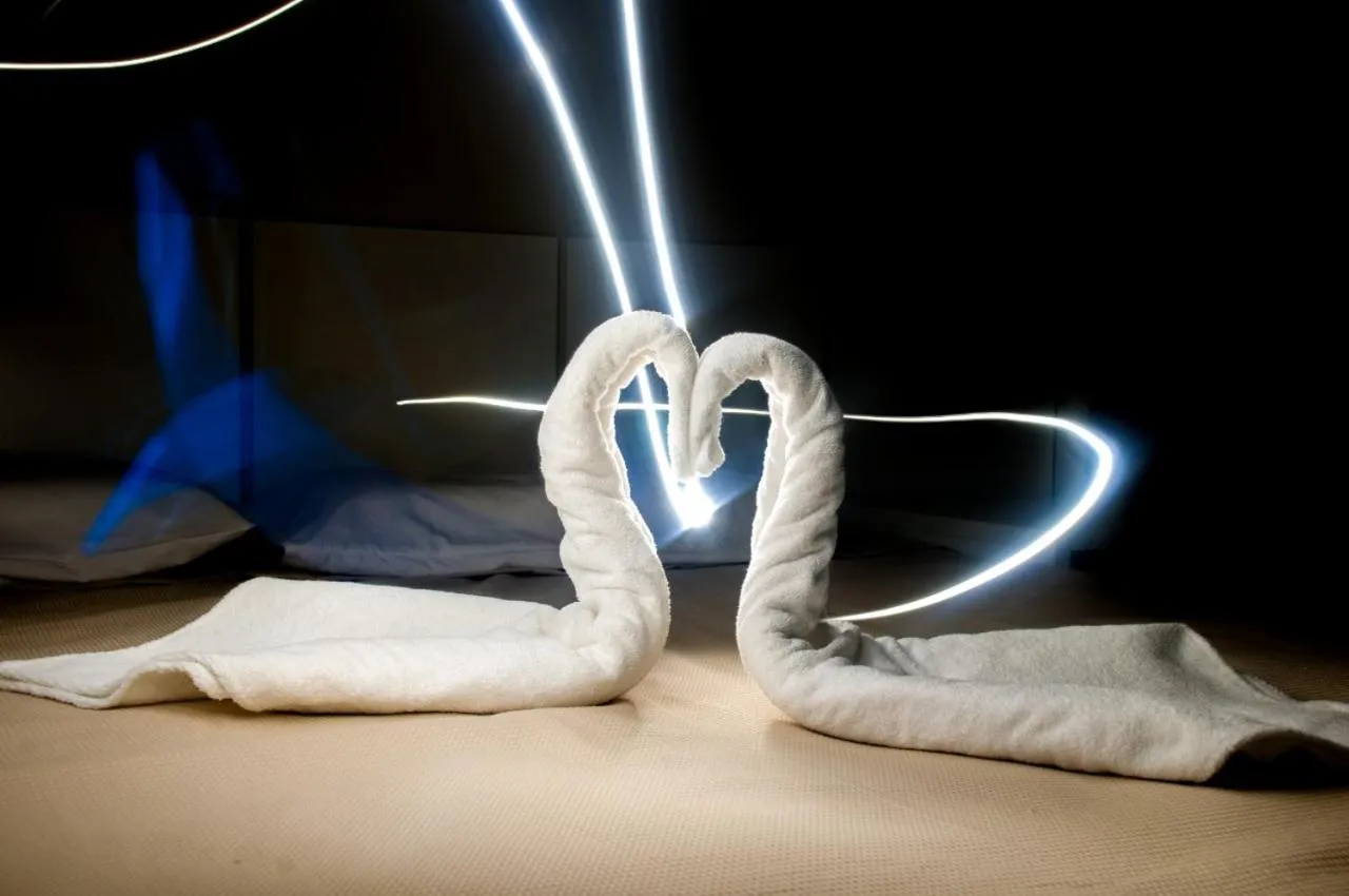 towels, Bed in Murano Center Hotel