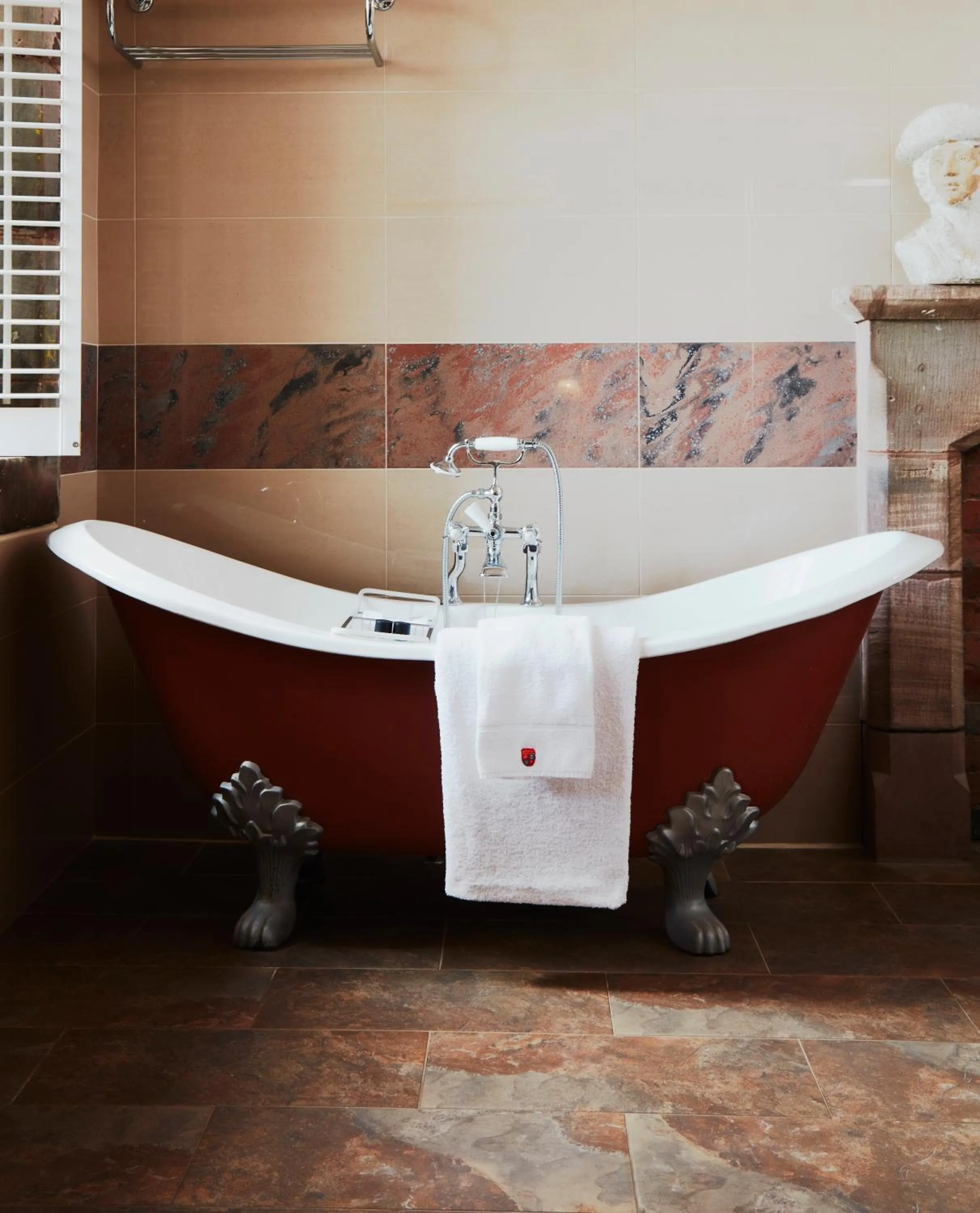 Bathroom in Peckforton Castle