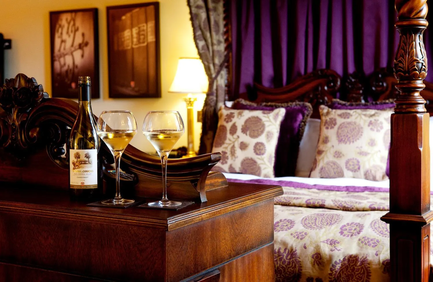 Bedroom in Peckforton Castle