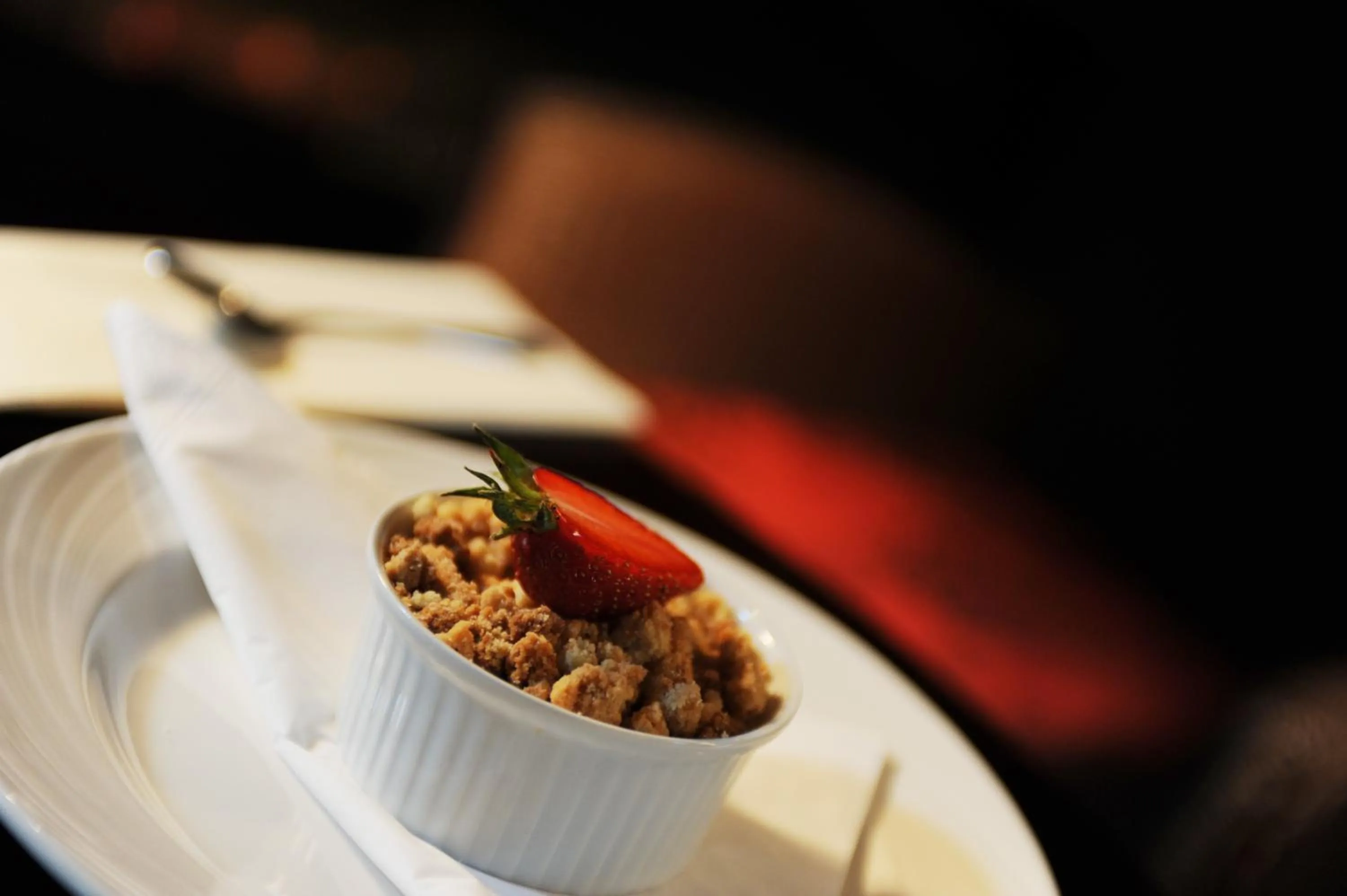 Food in Peckforton Castle