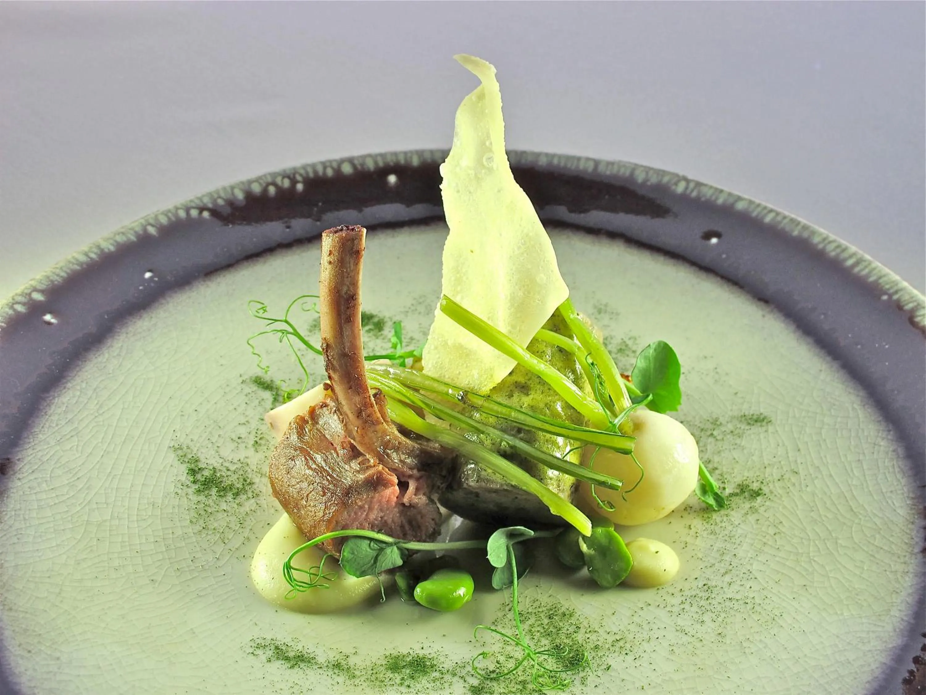 Food close-up in Peckforton Castle