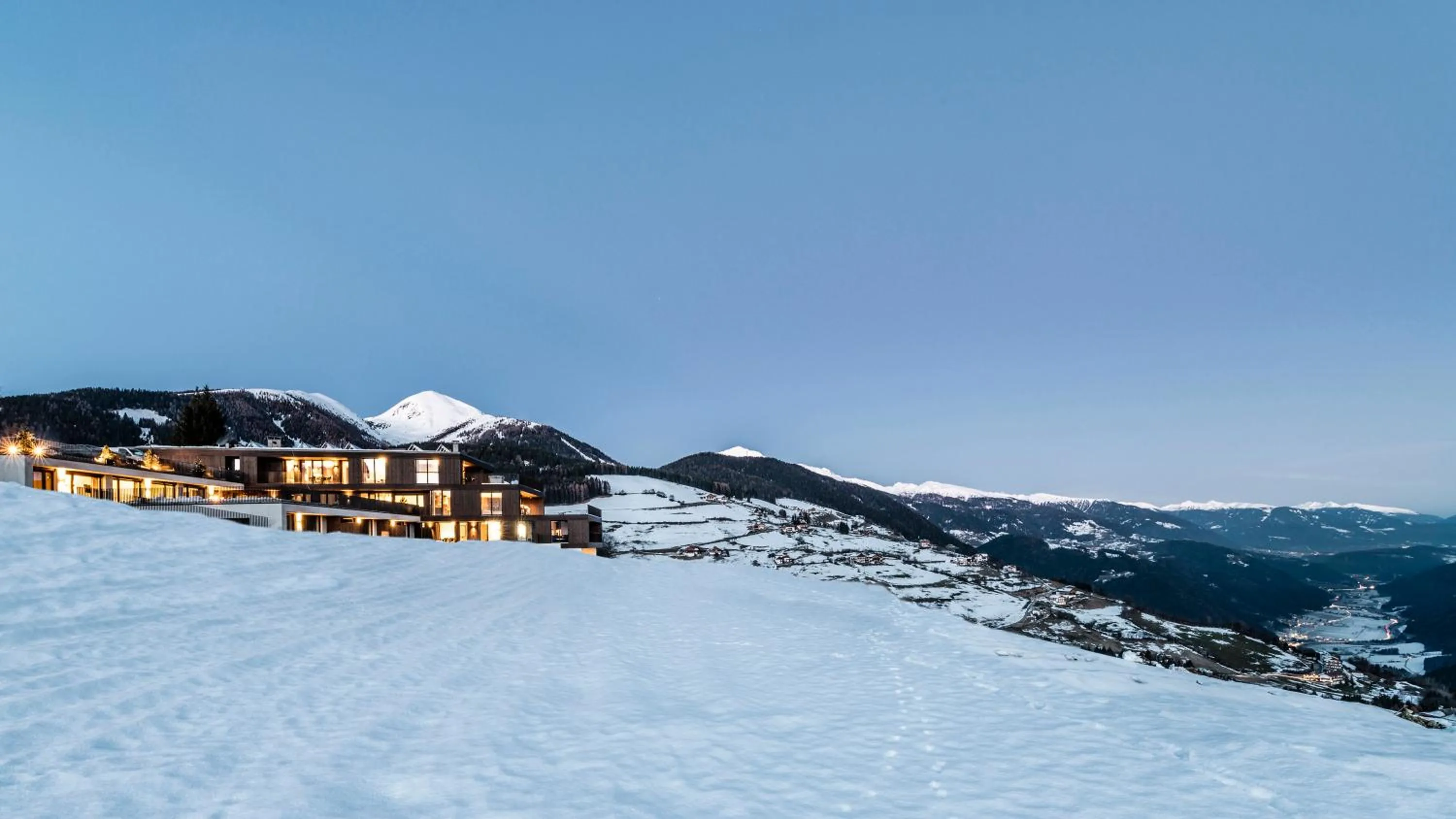 Property building in Aparthotel Panorama Living Dolomites