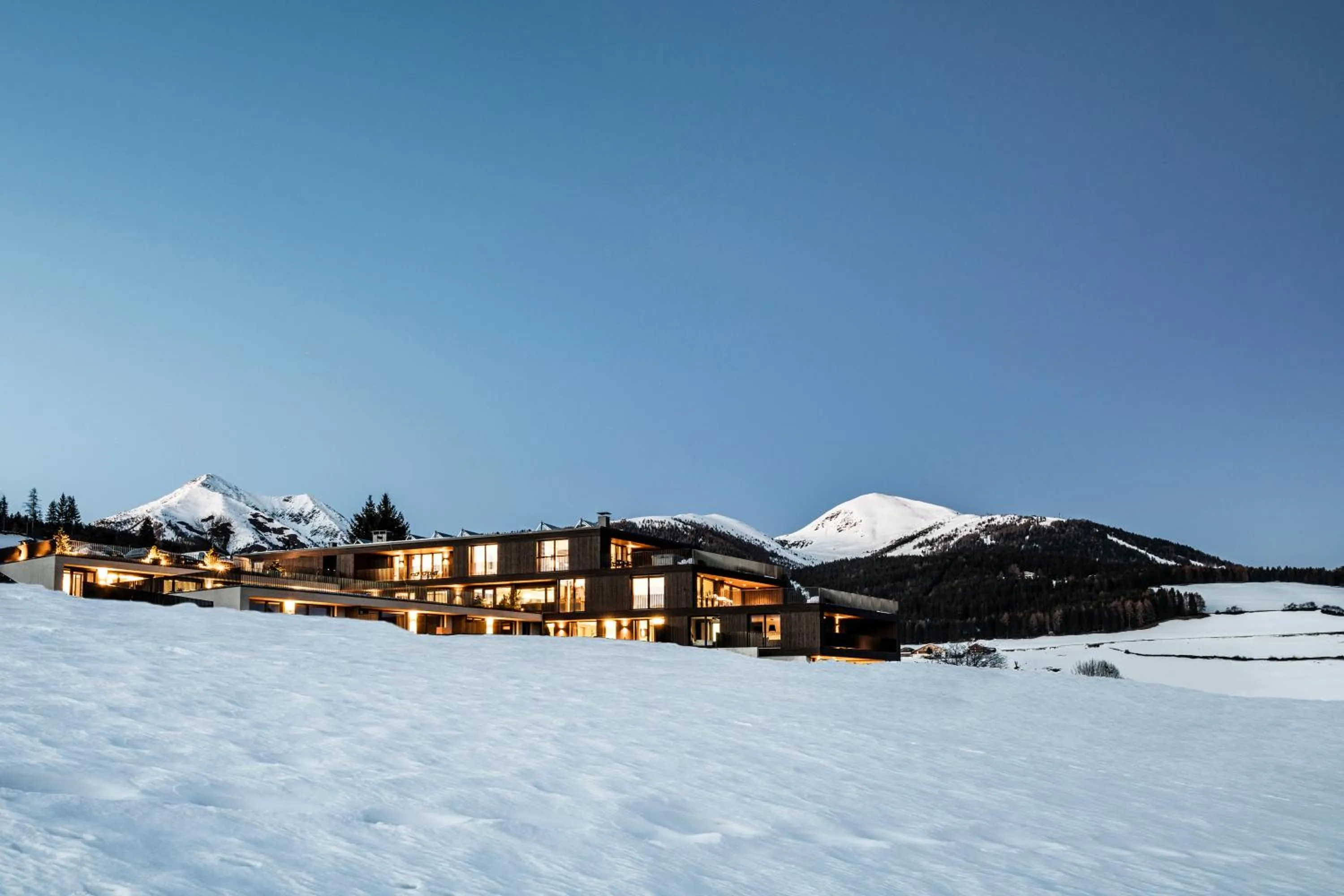 Property building in Aparthotel Panorama Living Dolomites