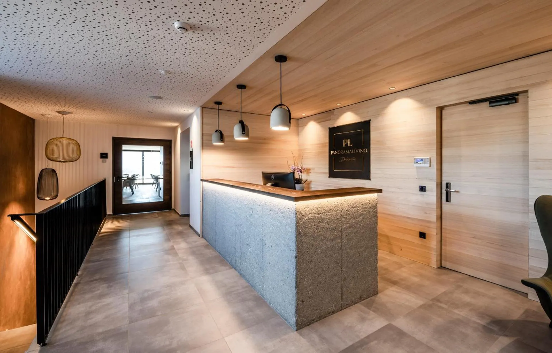 Lobby or reception in Aparthotel Panorama Living Dolomites