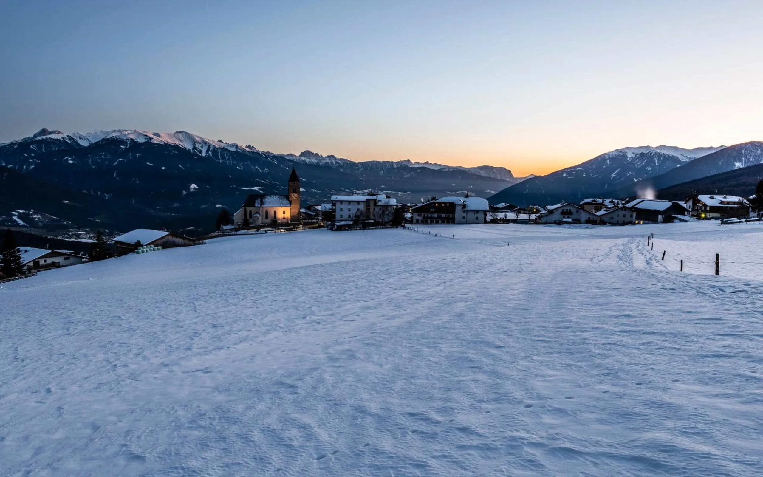 Natural landscape in Aparthotel Panorama Living Dolomites