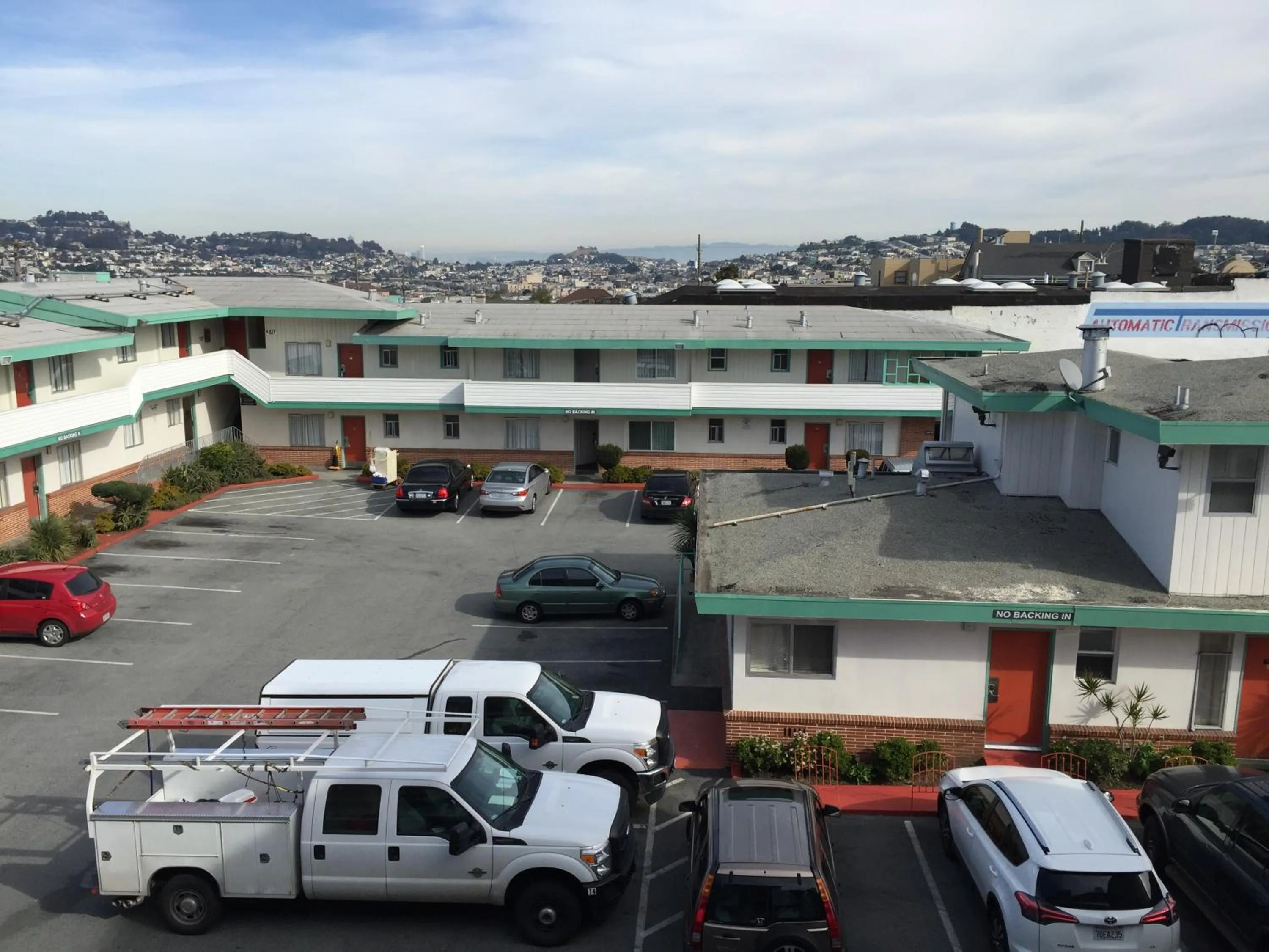 Bird's eye view in Mission Inn