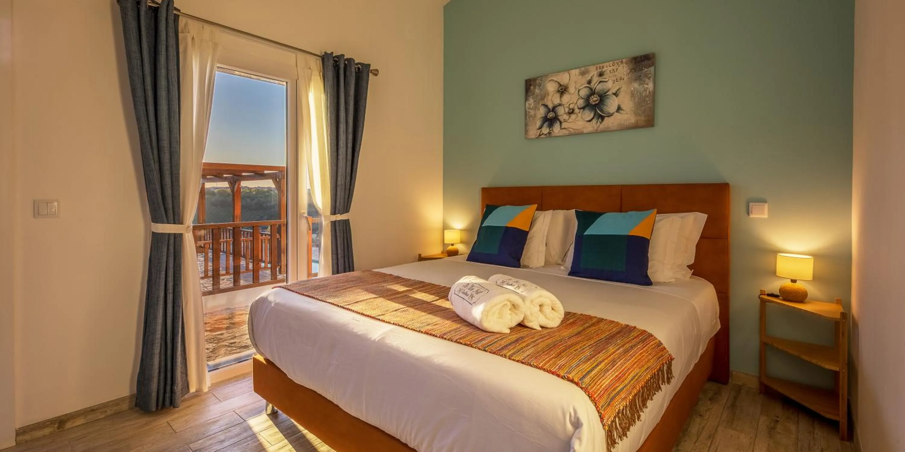 View (from property/room), Bed in The Olive Hill Guesthouse