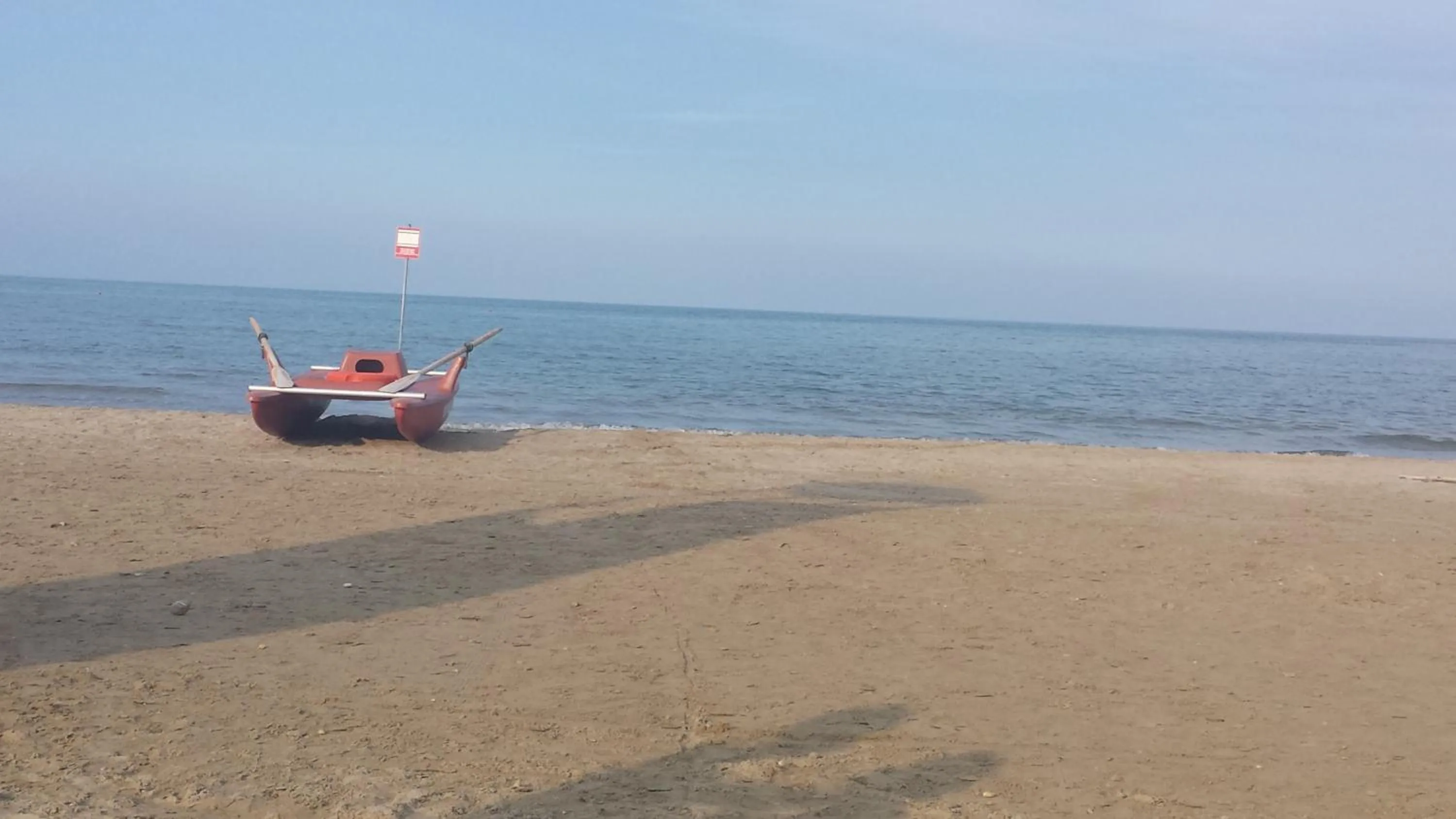 Beach in Hotel Miramare