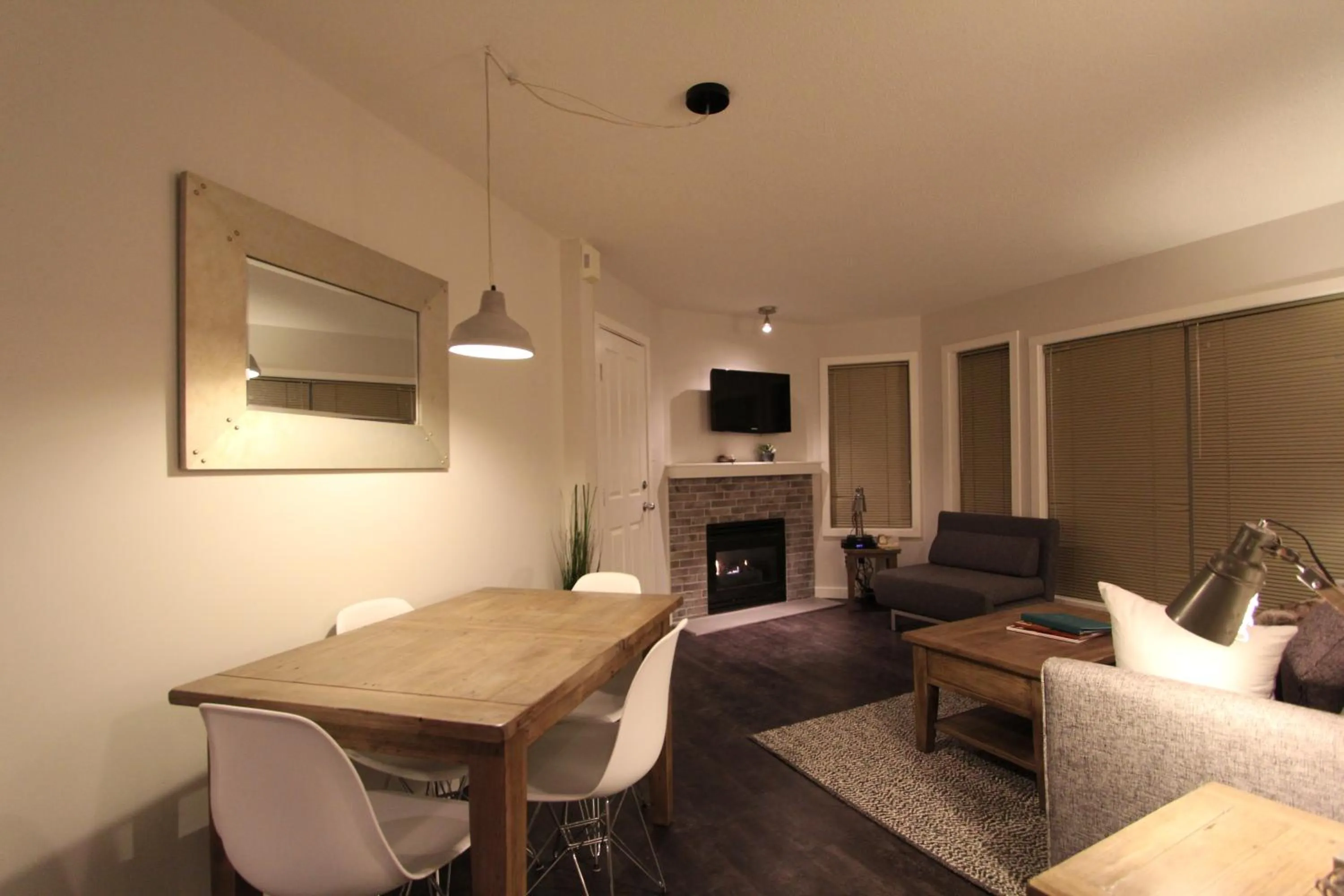 Living room in Glacier's Reach by Whistler Retreats