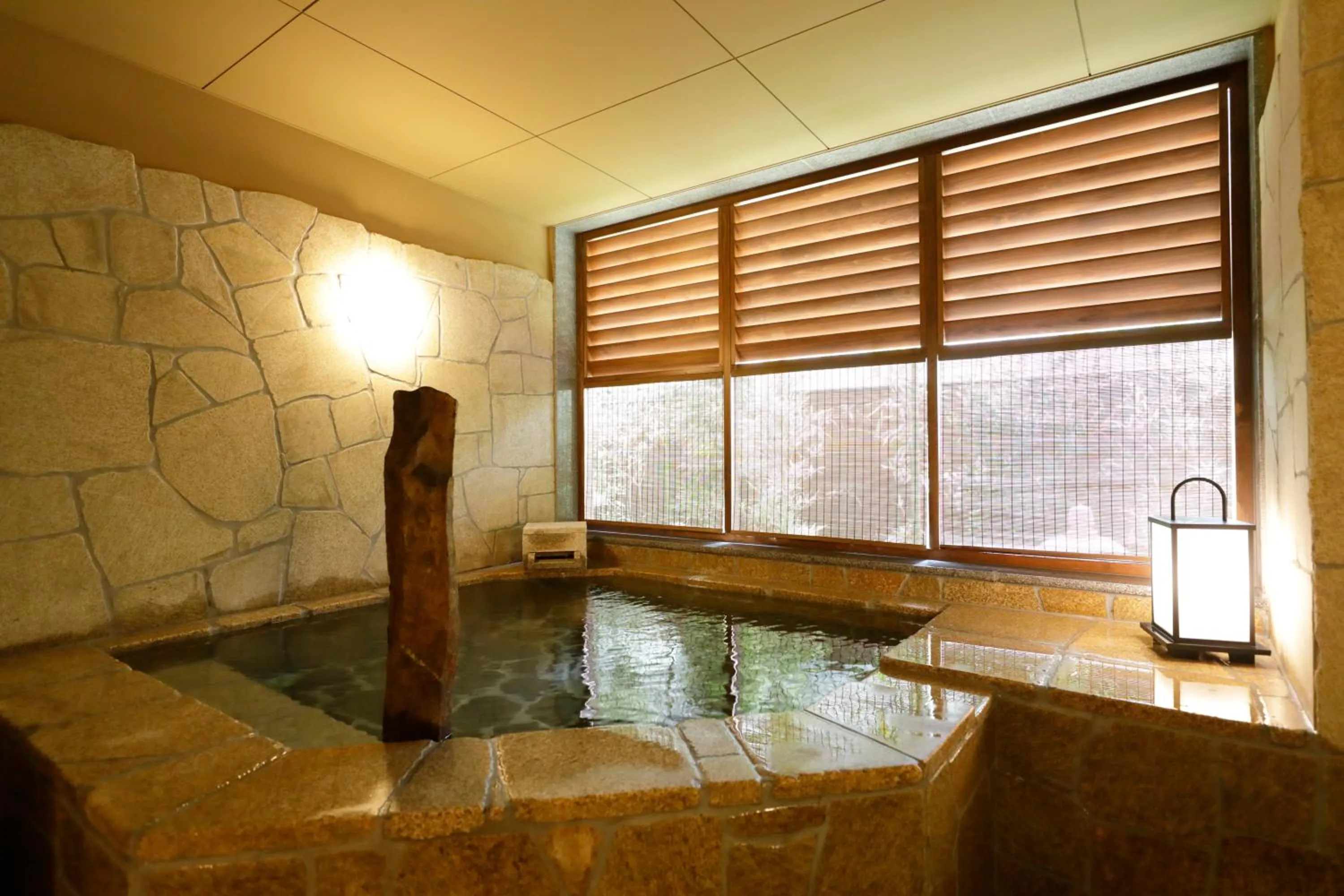 Hot Spring Bath in Onyado Shikishima-kan