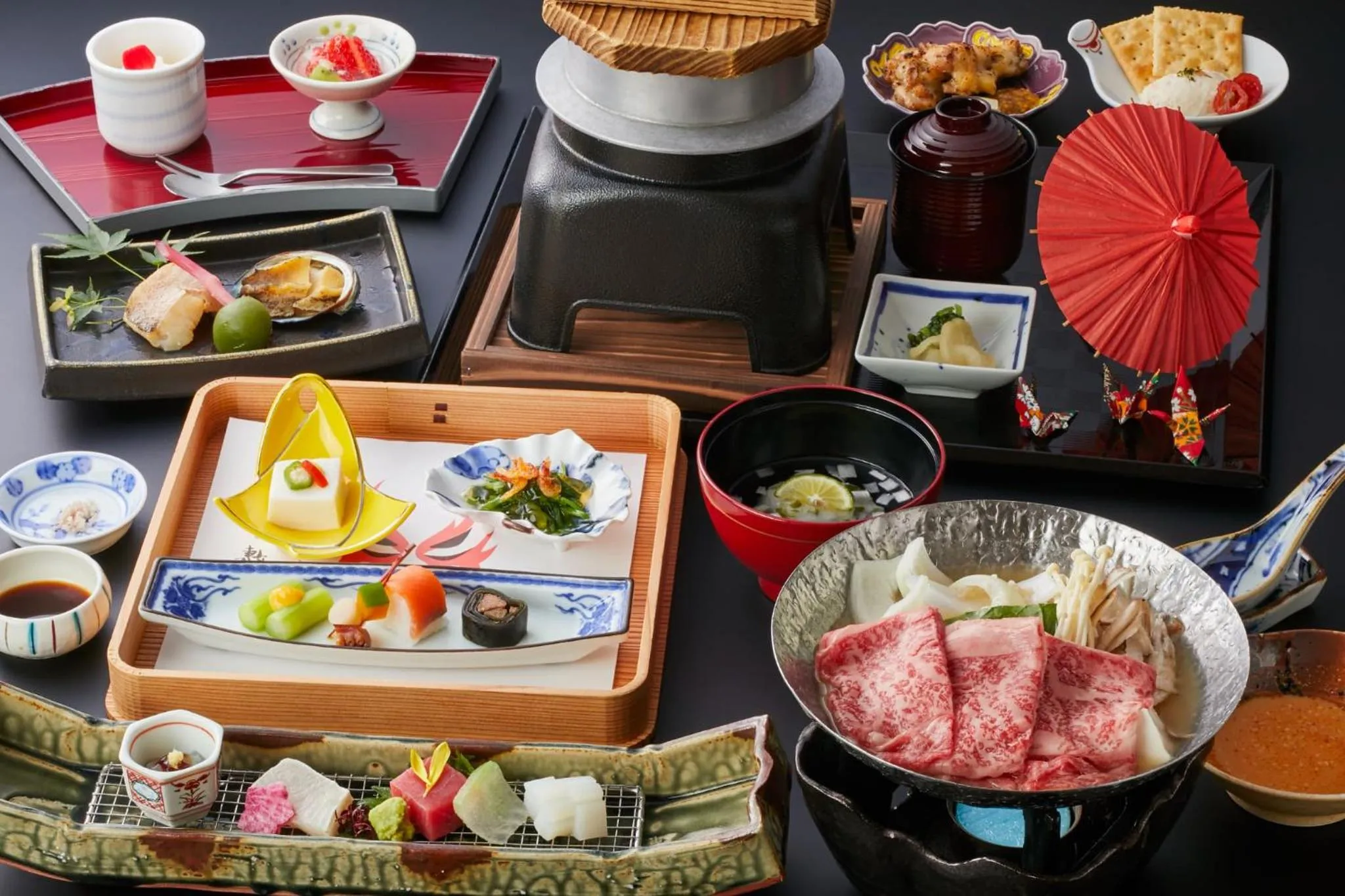 Dinner in Onyado Shikishima-kan