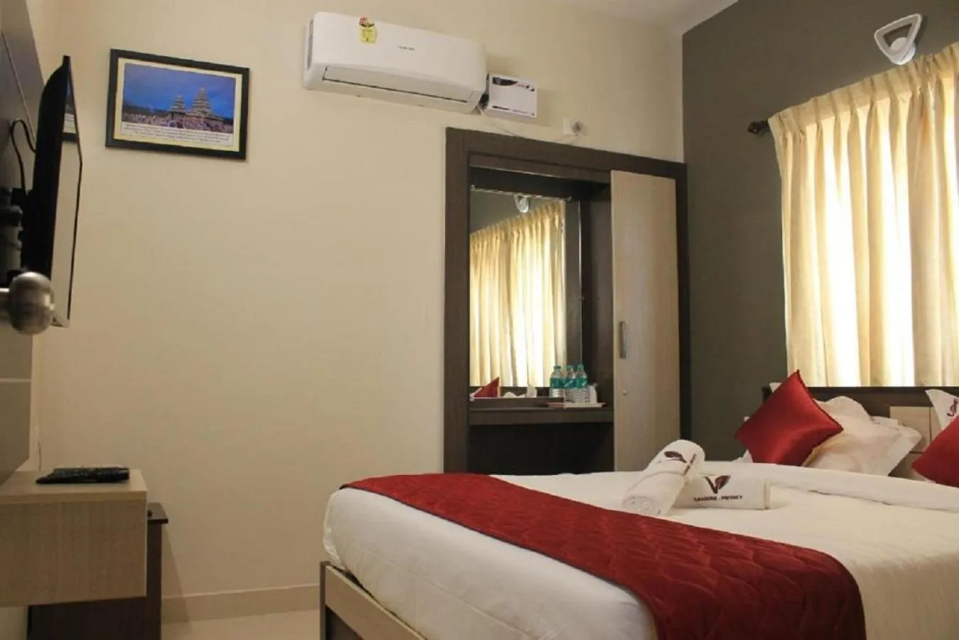 Bed in Viswa Residency by Azalea