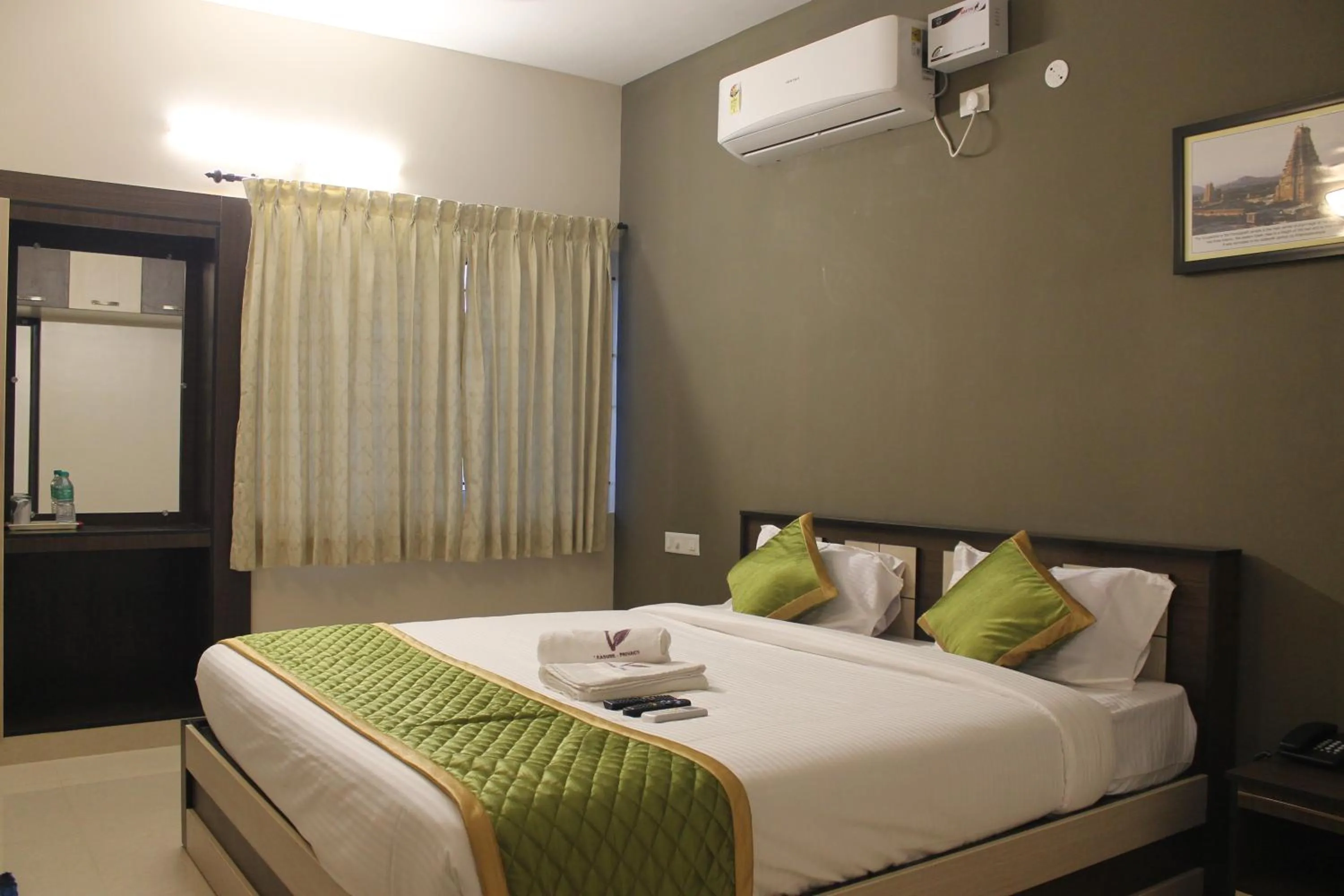 Bed in Viswa Residency by Azalea