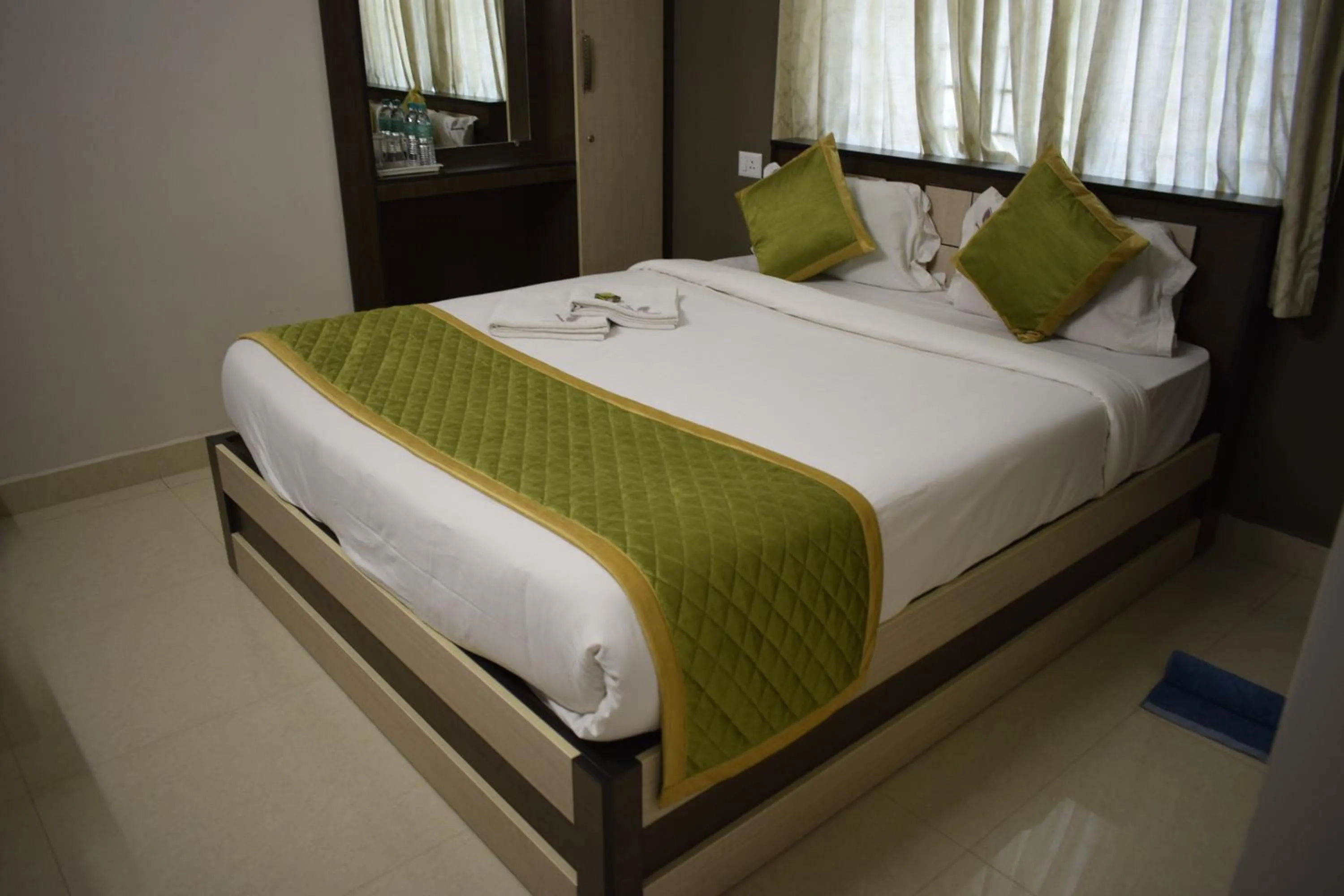 Bedroom, Bed in Viswa Residency by Azalea