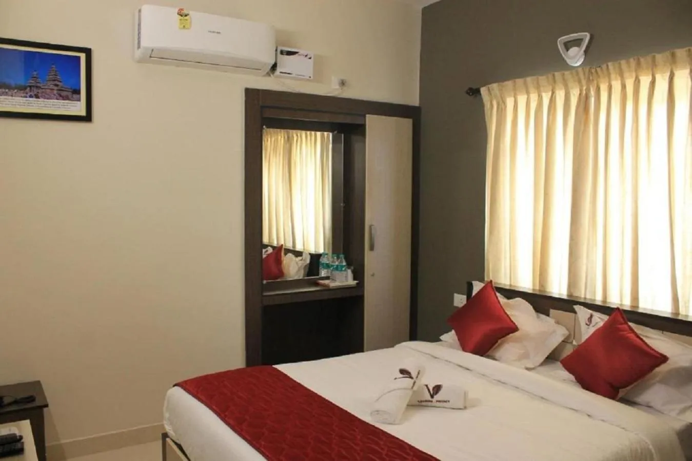 Bed in Viswa Residency by Azalea