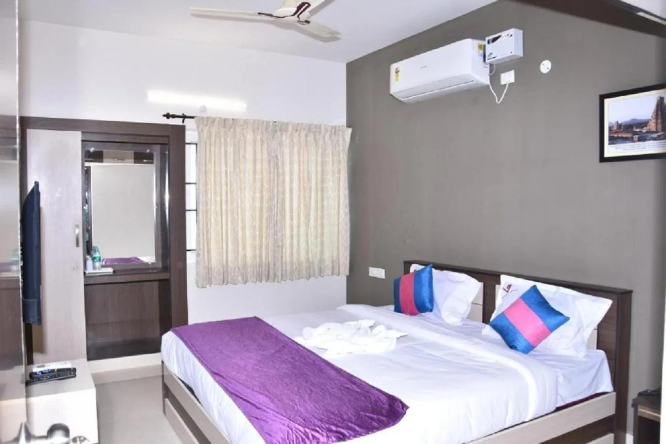 Bed in Viswa Residency by Azalea