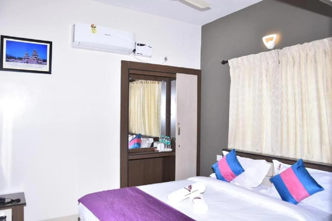 Bed in Viswa Residency by Azalea