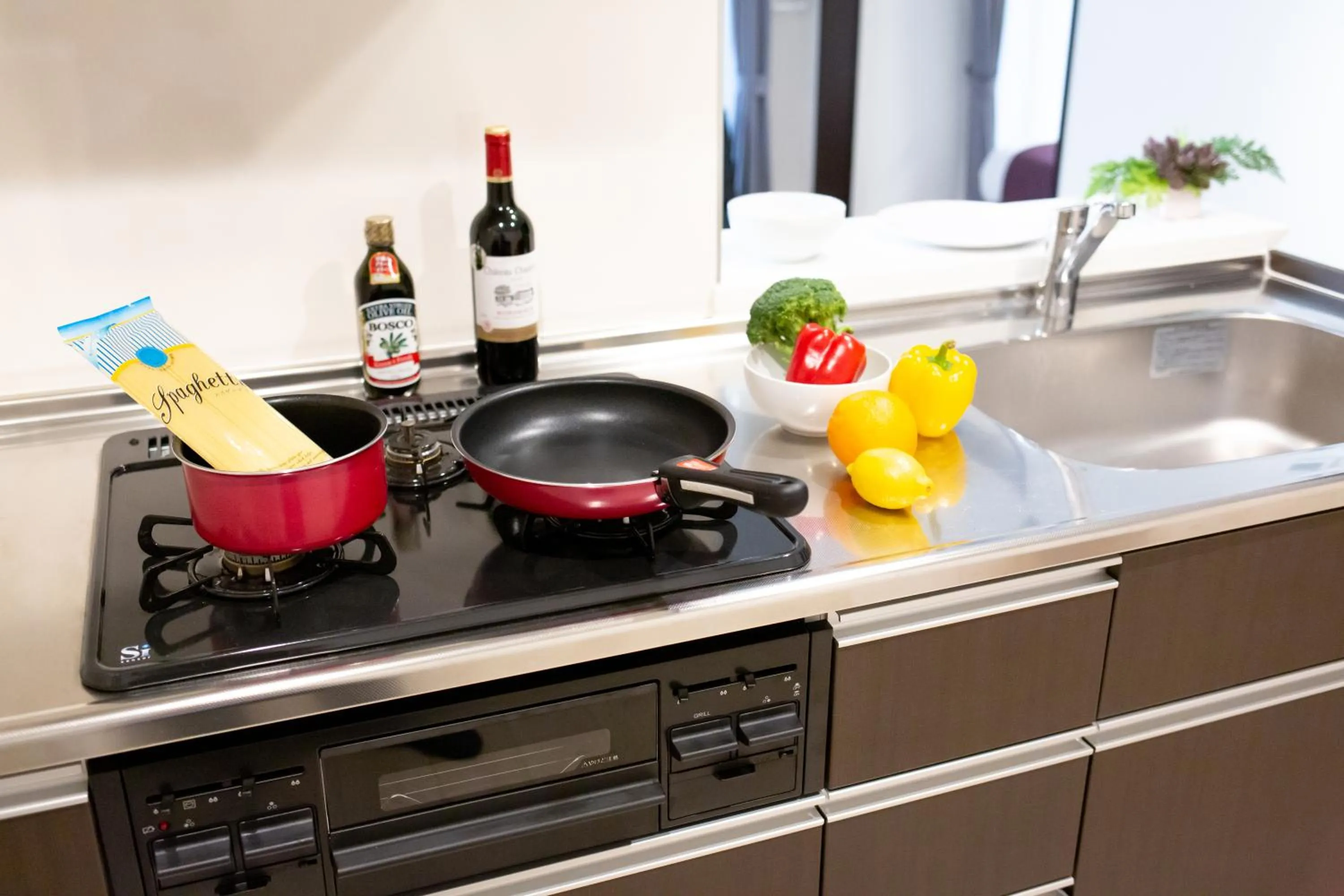 Kitchen or kitchenette in BON Condominium Umeda