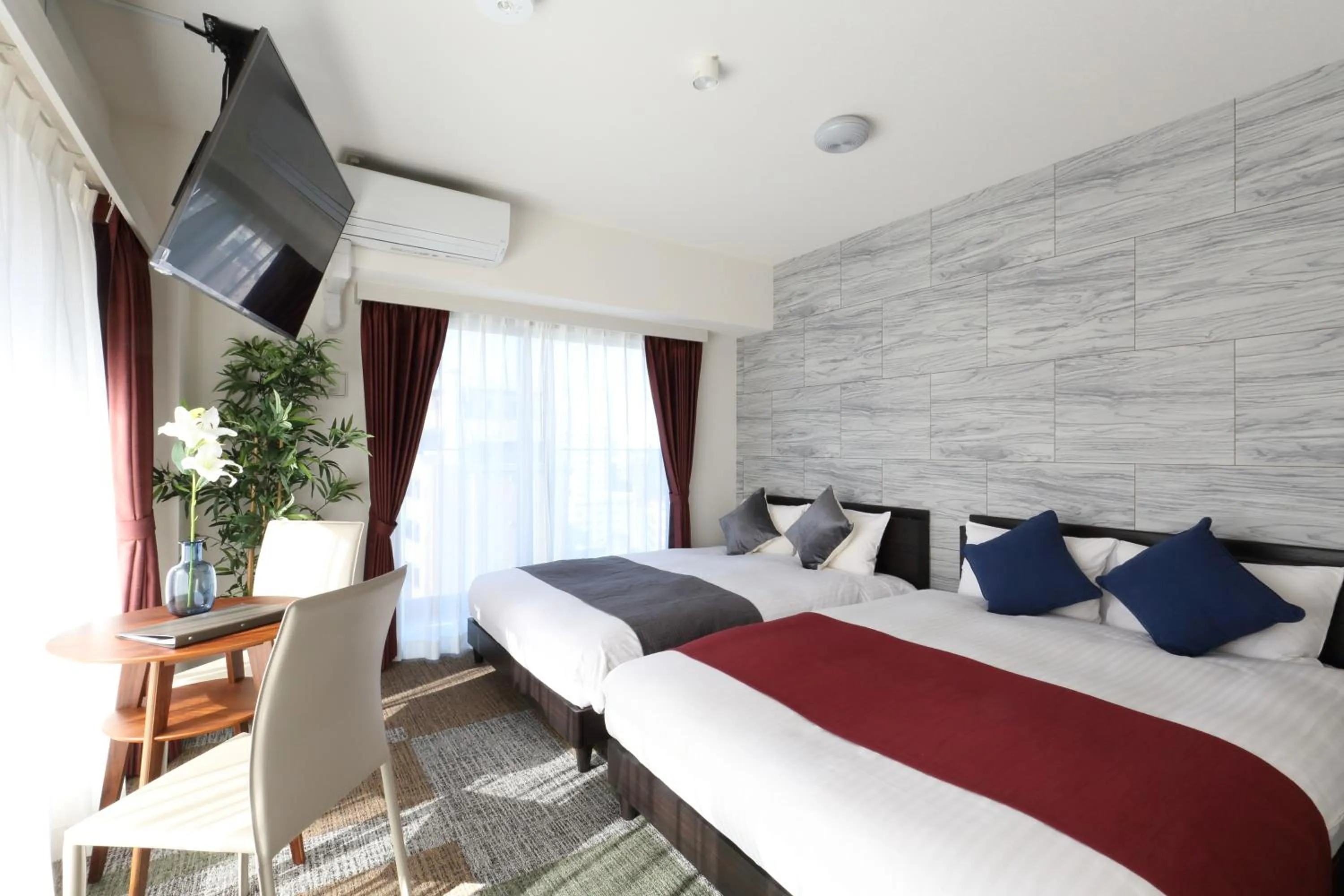 Bed in Residence Hotel Hakata 20