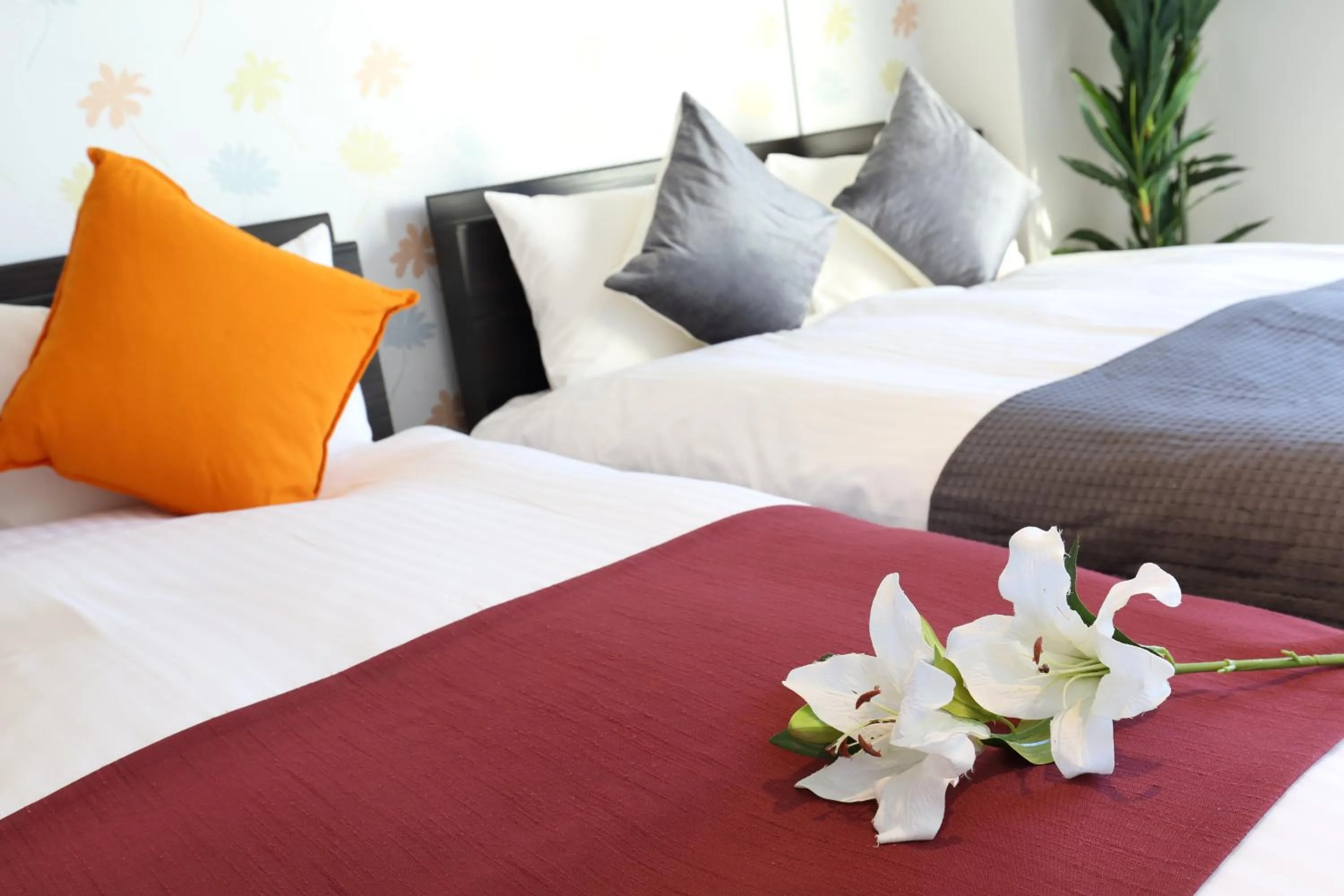 Bed in Residence Hotel Hakata 20