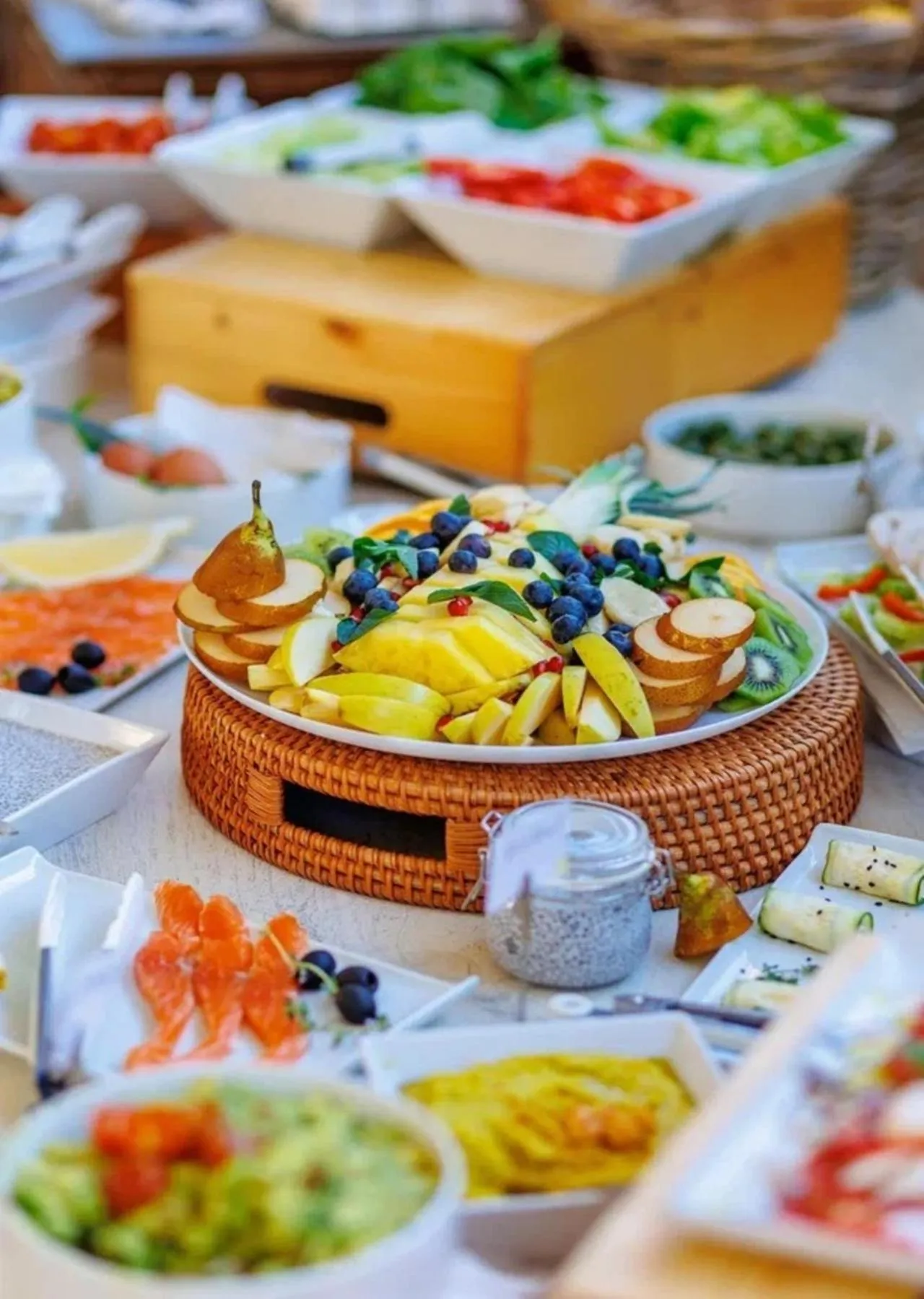 Buffet breakfast in Sierra Blanca Resort Art of Healing