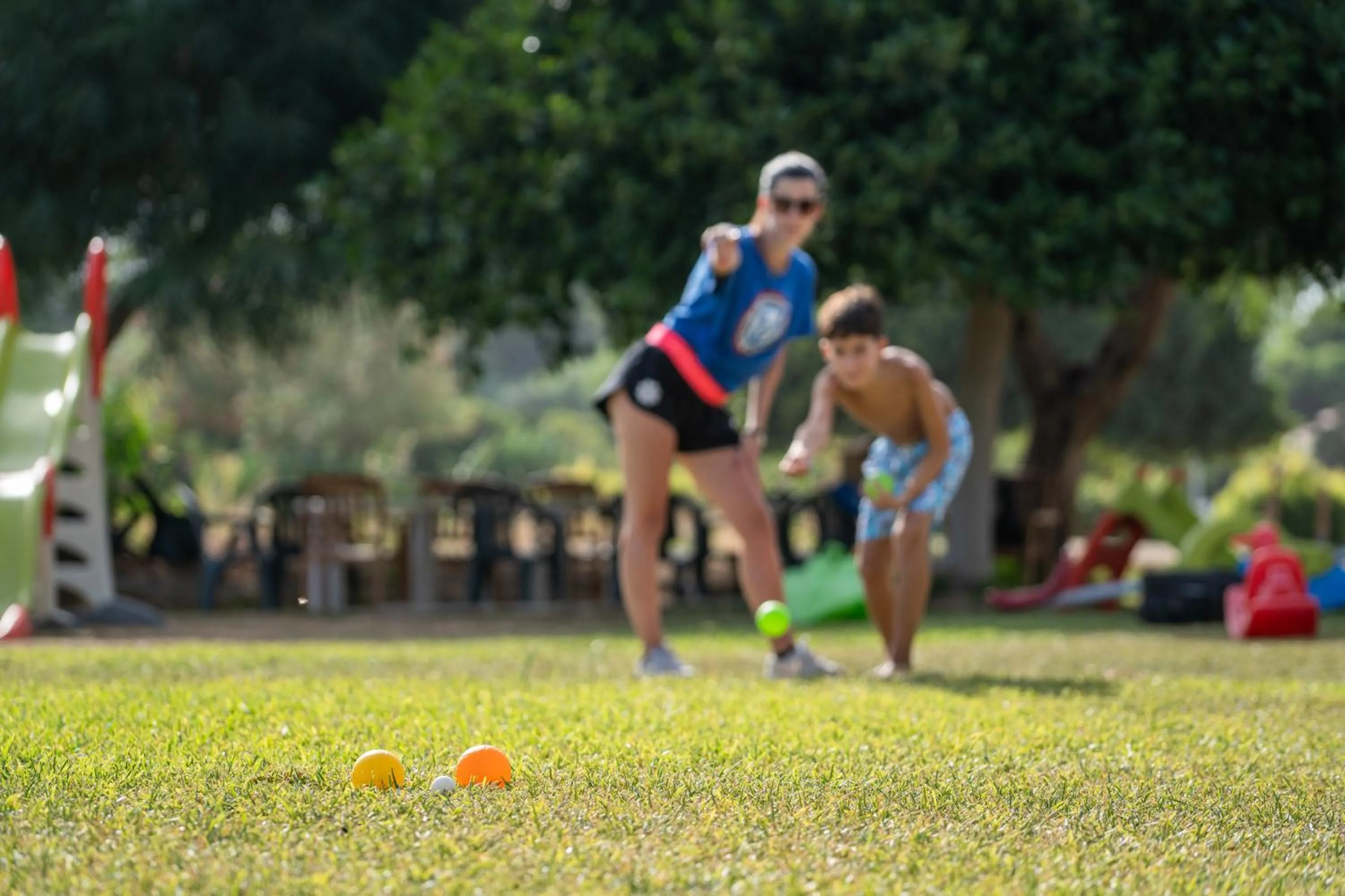 Children play ground in Santa Monica Resort