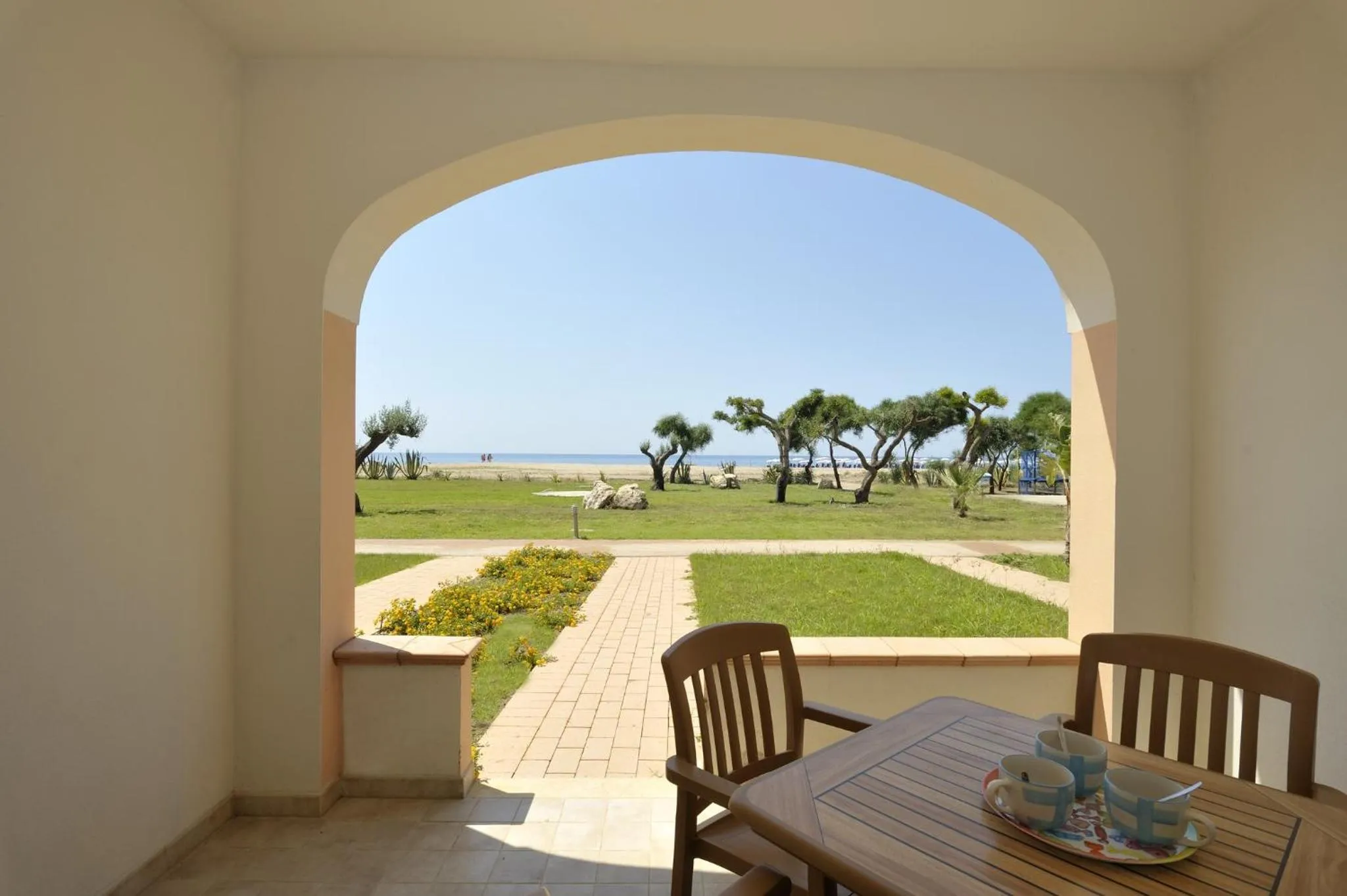 Patio in Santa Monica Resort