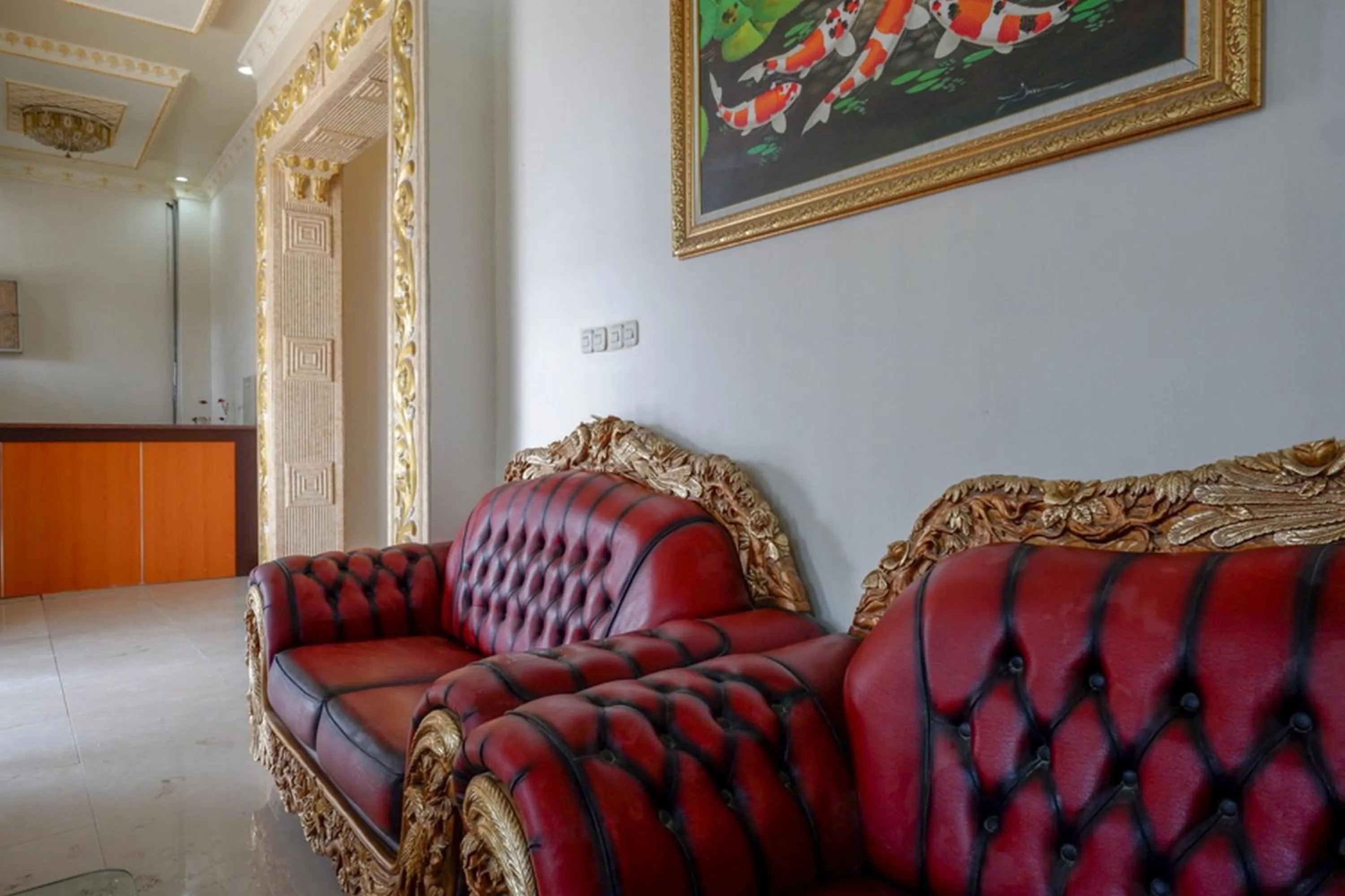 Seating area in RedDoorz @ Jalan Pattimura Palu