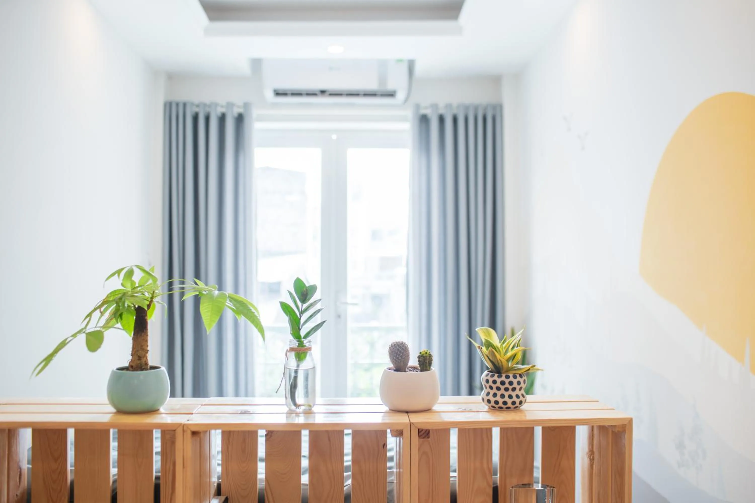 Bedroom in Graffiti Hotel