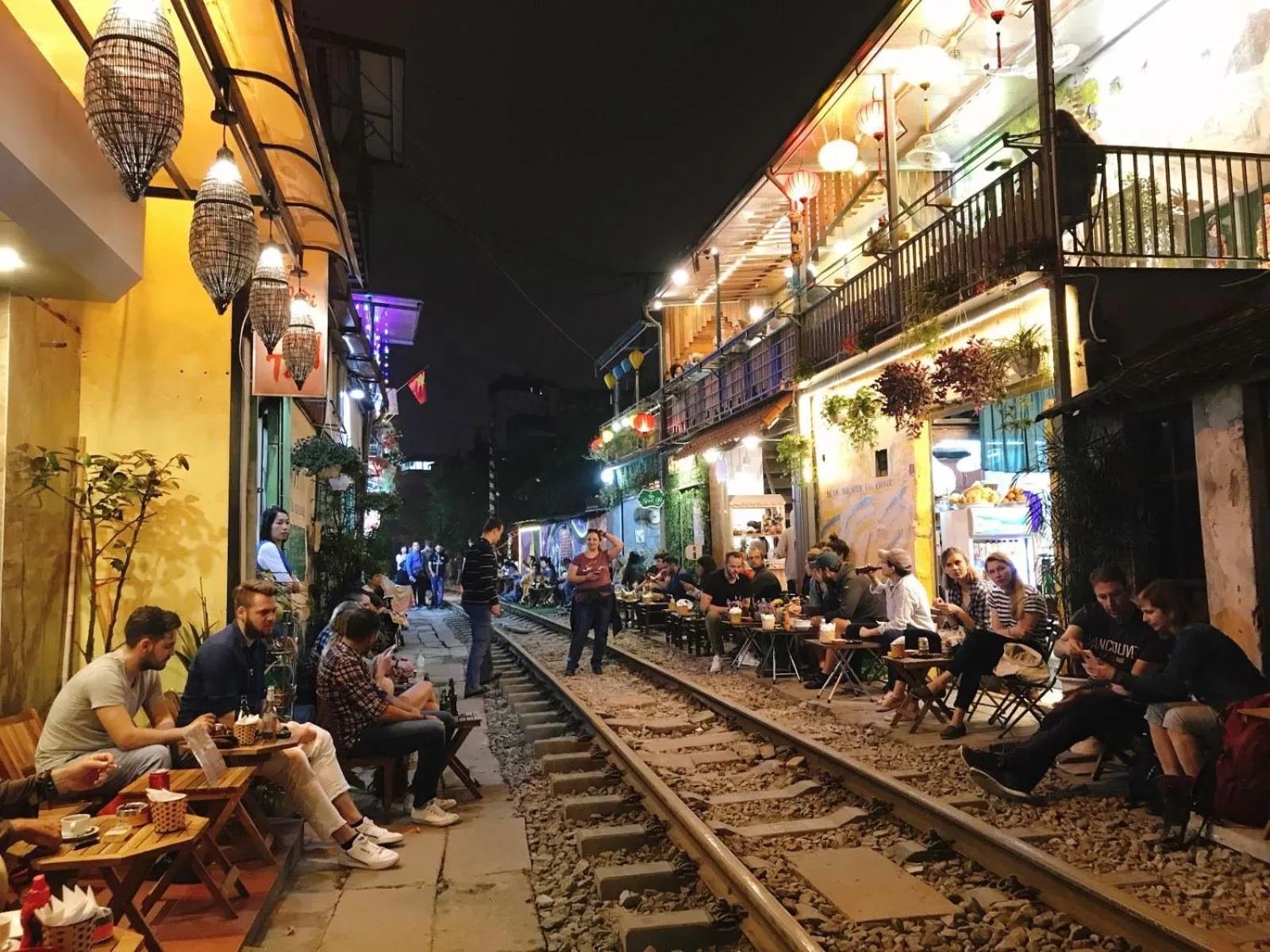 People in Graffiti Hotel