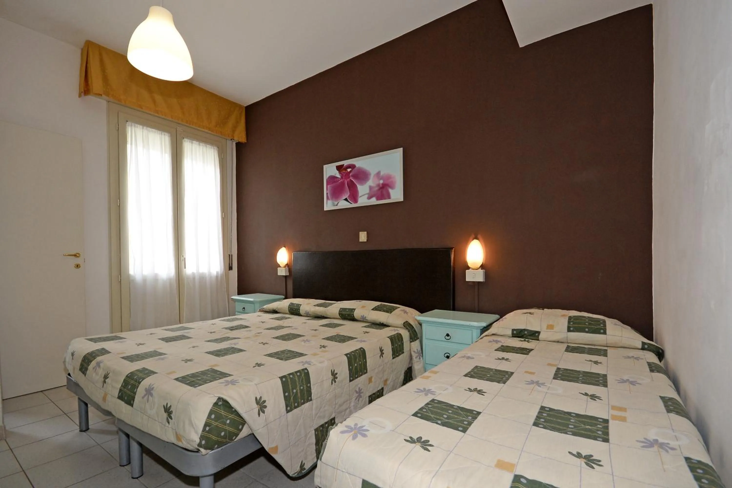 Bed in Hotel Al Ragno