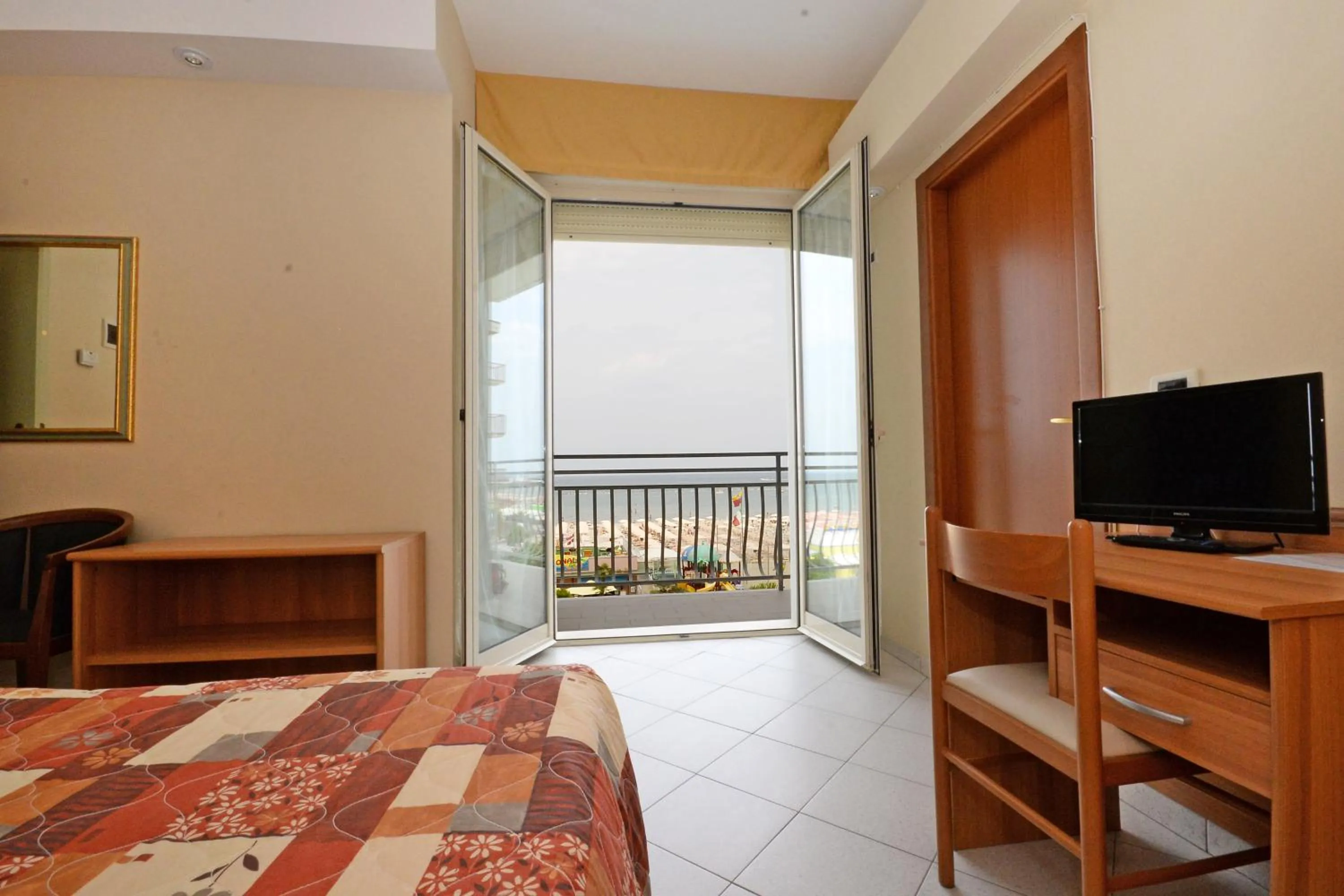 Bed in Hotel Al Ragno