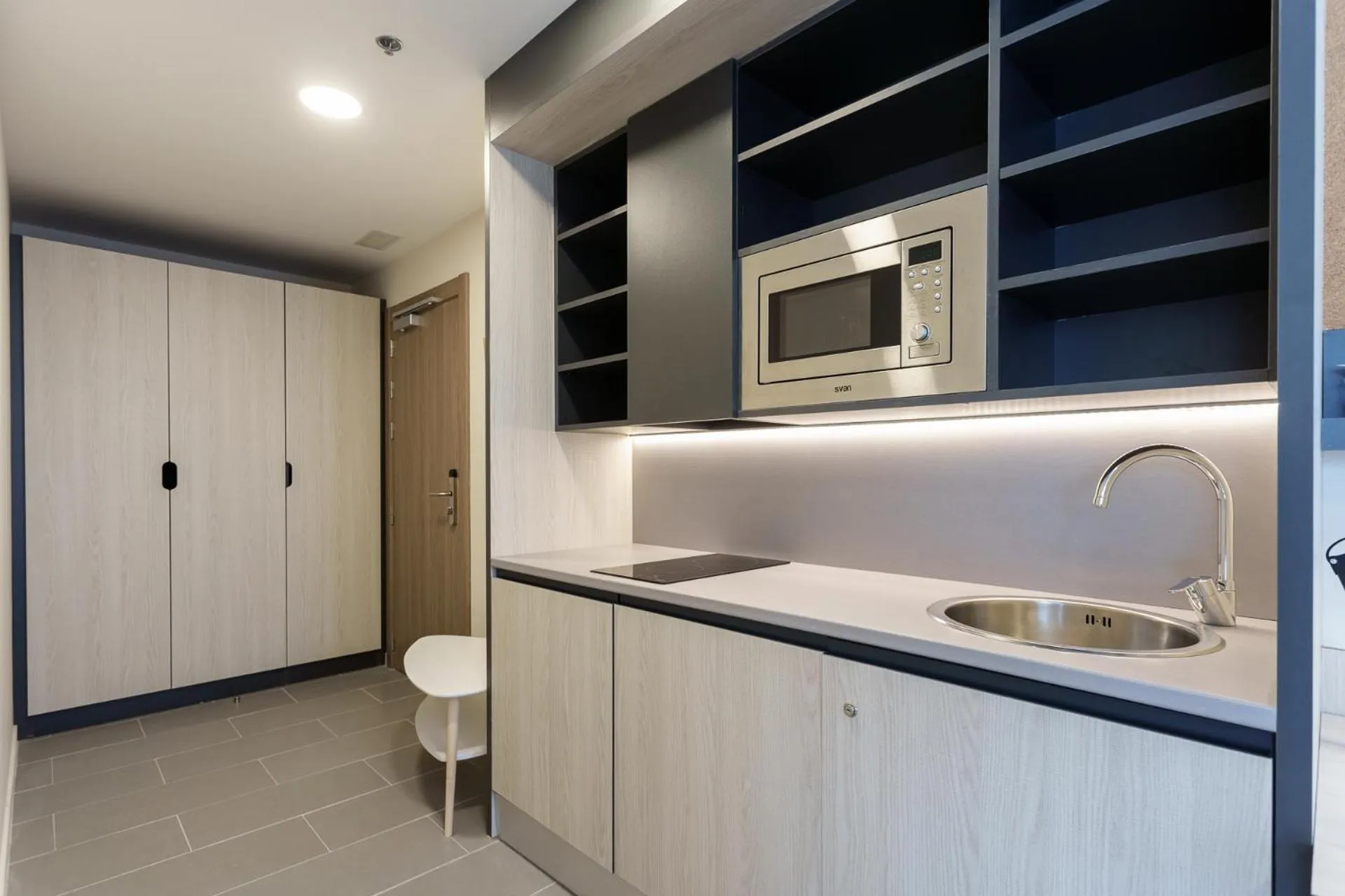 Kitchen or kitchenette in Residencia Universitaria Resa Campus Málaga