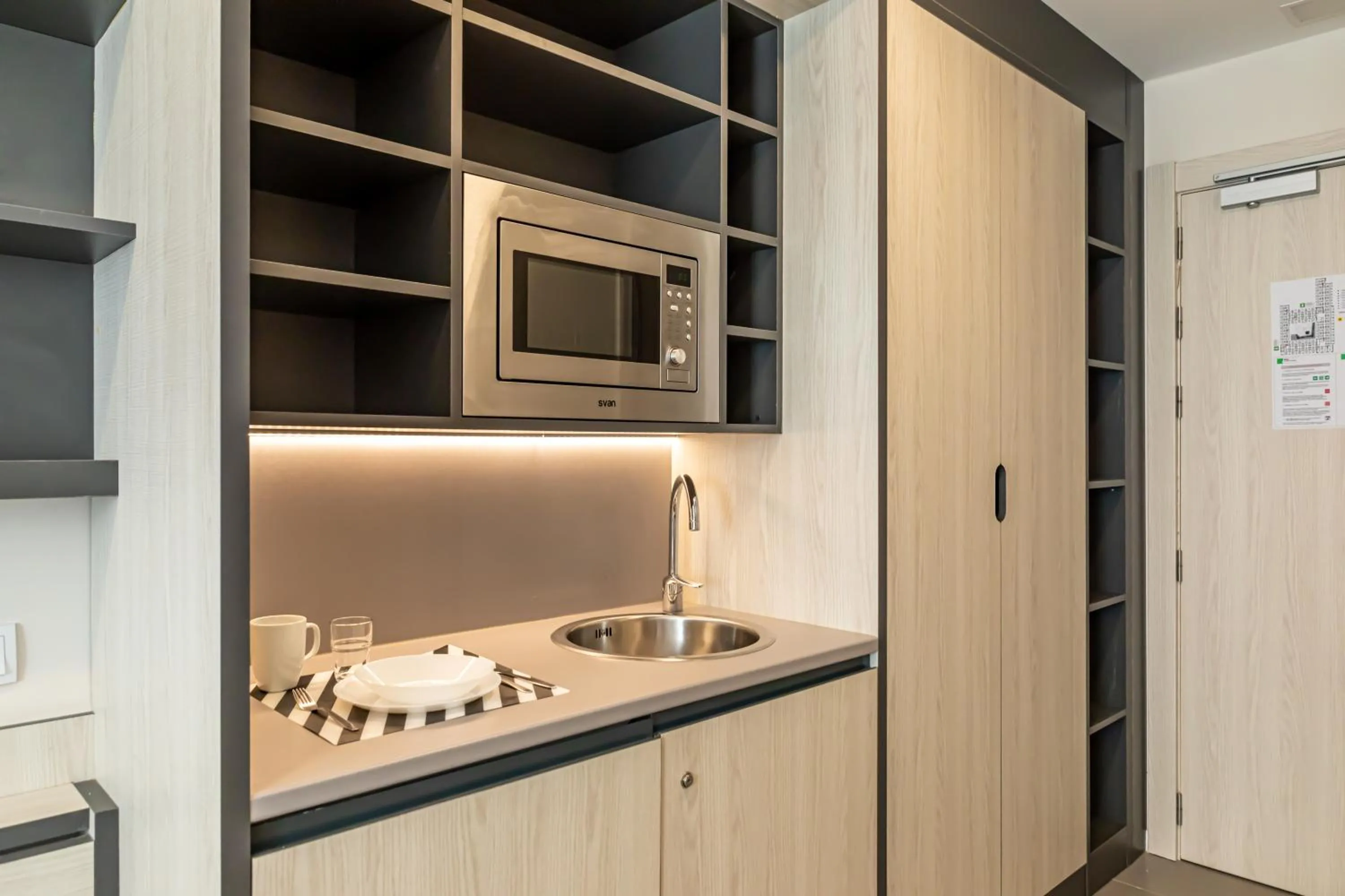 Kitchen or kitchenette in Residencia Universitaria Resa Campus Málaga