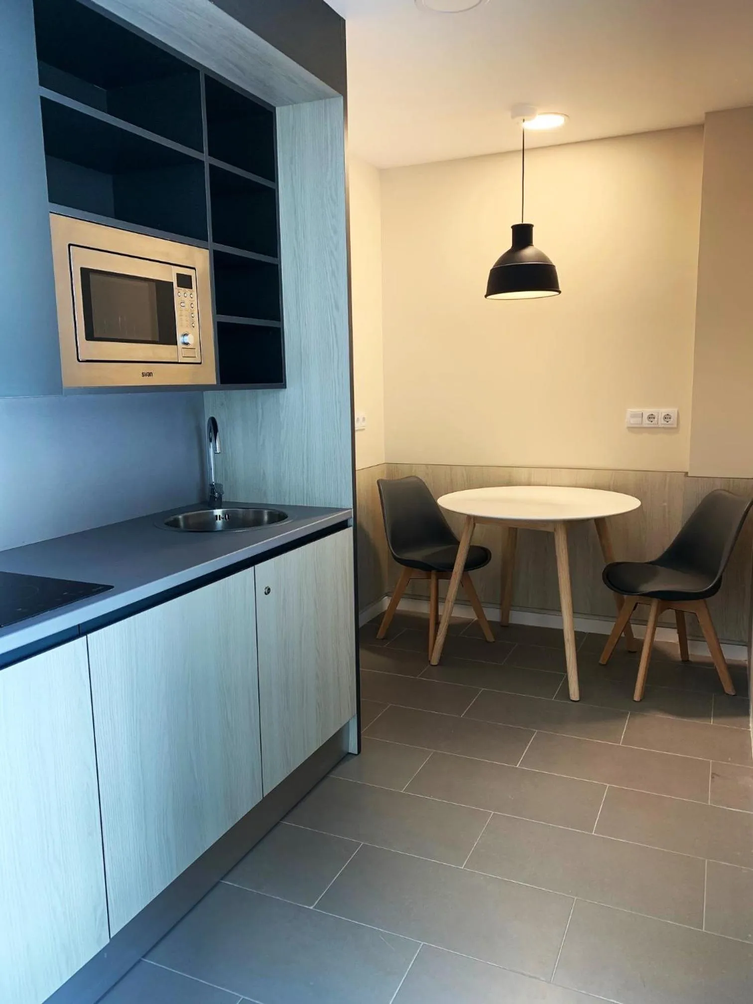 Communal kitchen in Residencia Universitaria Resa Campus Málaga