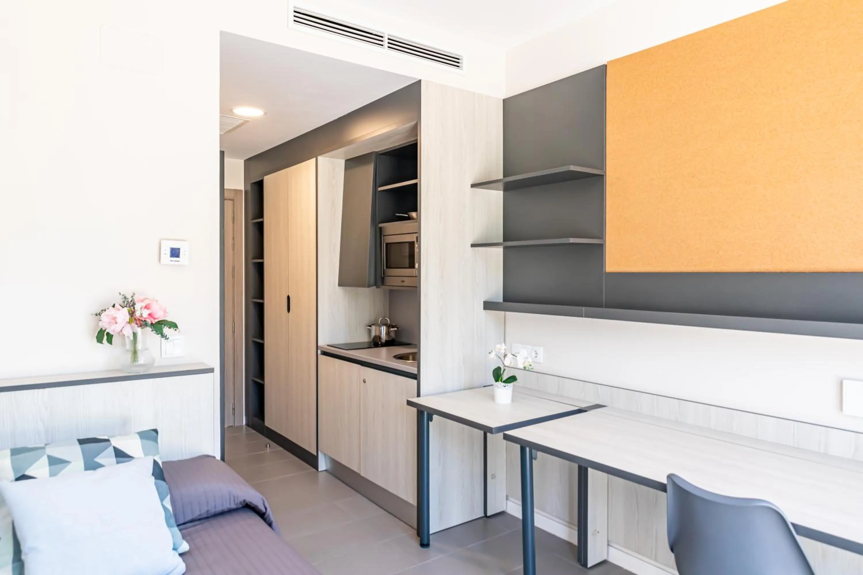 Seating area in Residencia Universitaria Resa Campus Málaga