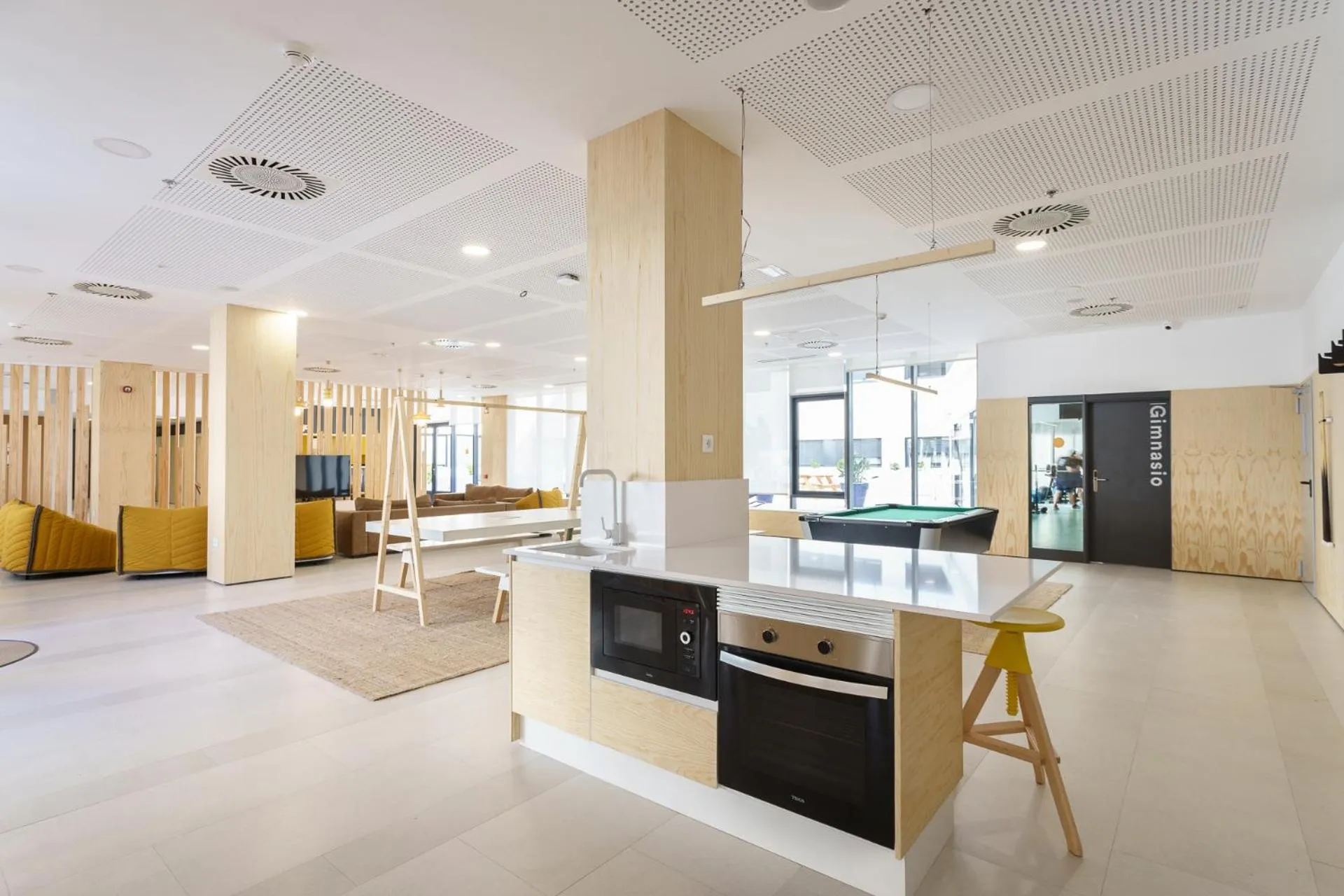 Communal lounge/ TV room in Residencia Universitaria Resa Campus Málaga