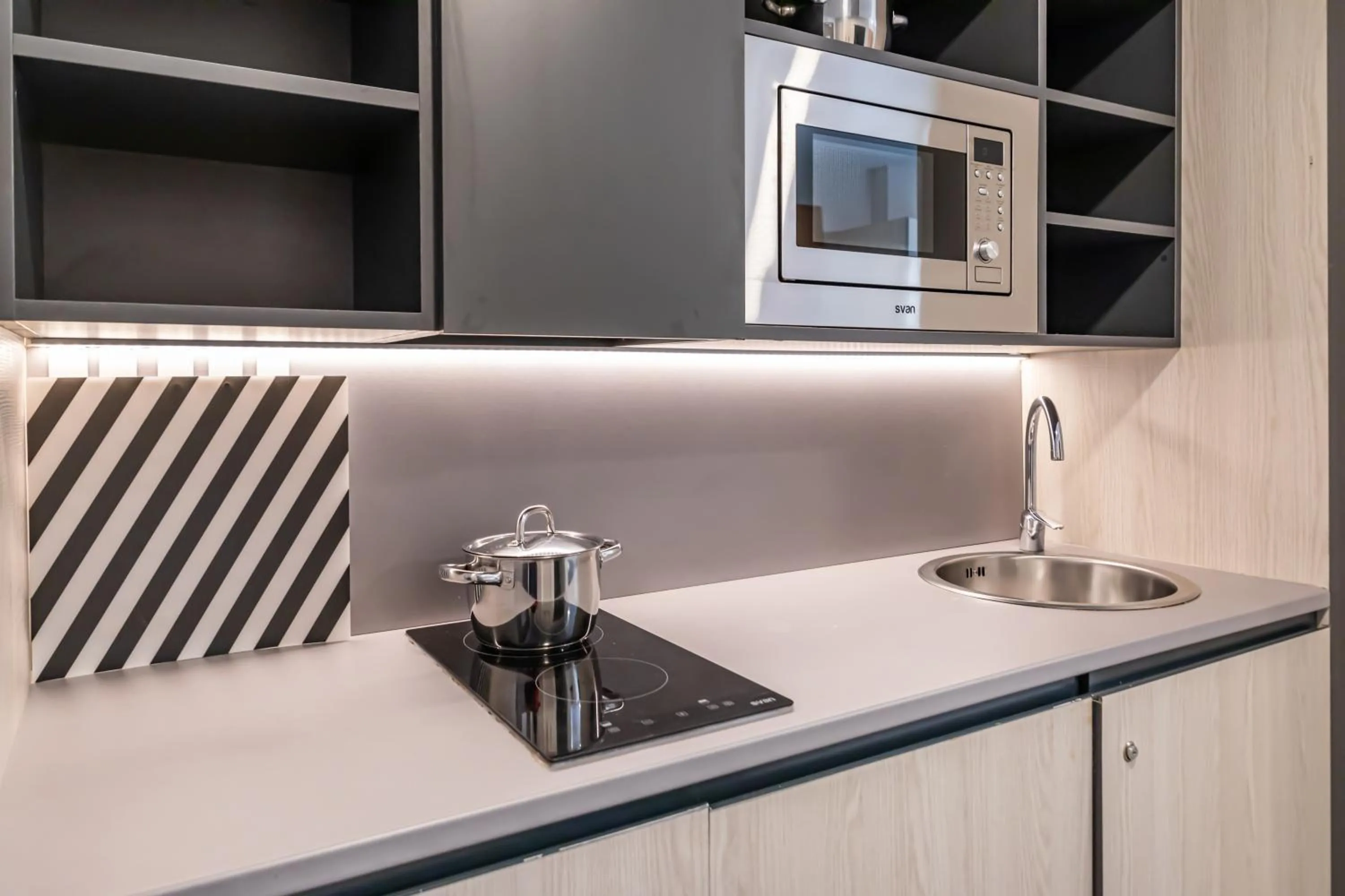 Kitchen or kitchenette in Residencia Universitaria Resa Campus Málaga