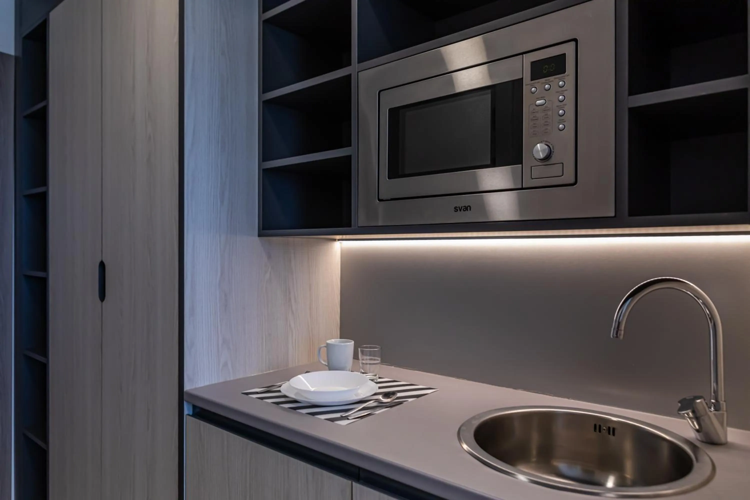 Kitchen or kitchenette in Residencia Universitaria Resa Campus Málaga