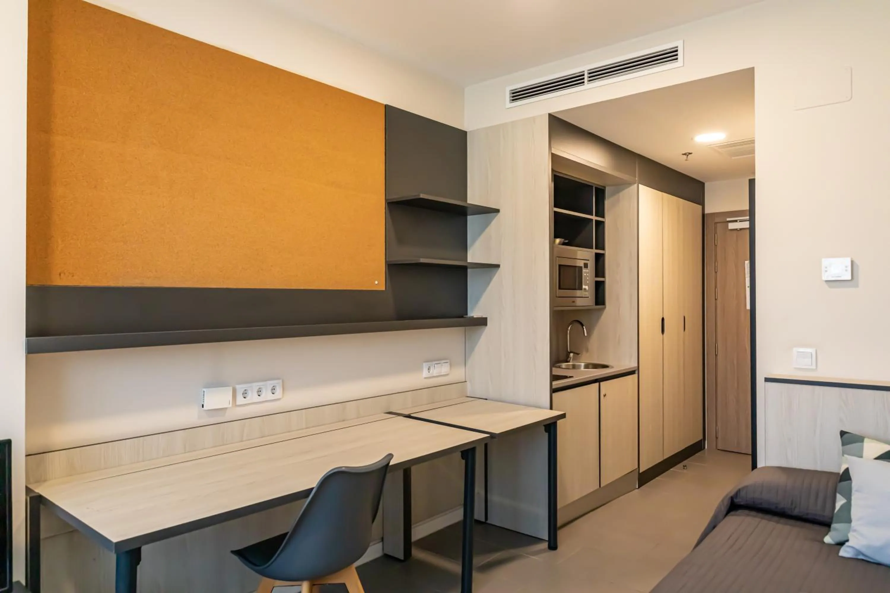 Kitchen or kitchenette in Residencia Universitaria Resa Campus Málaga