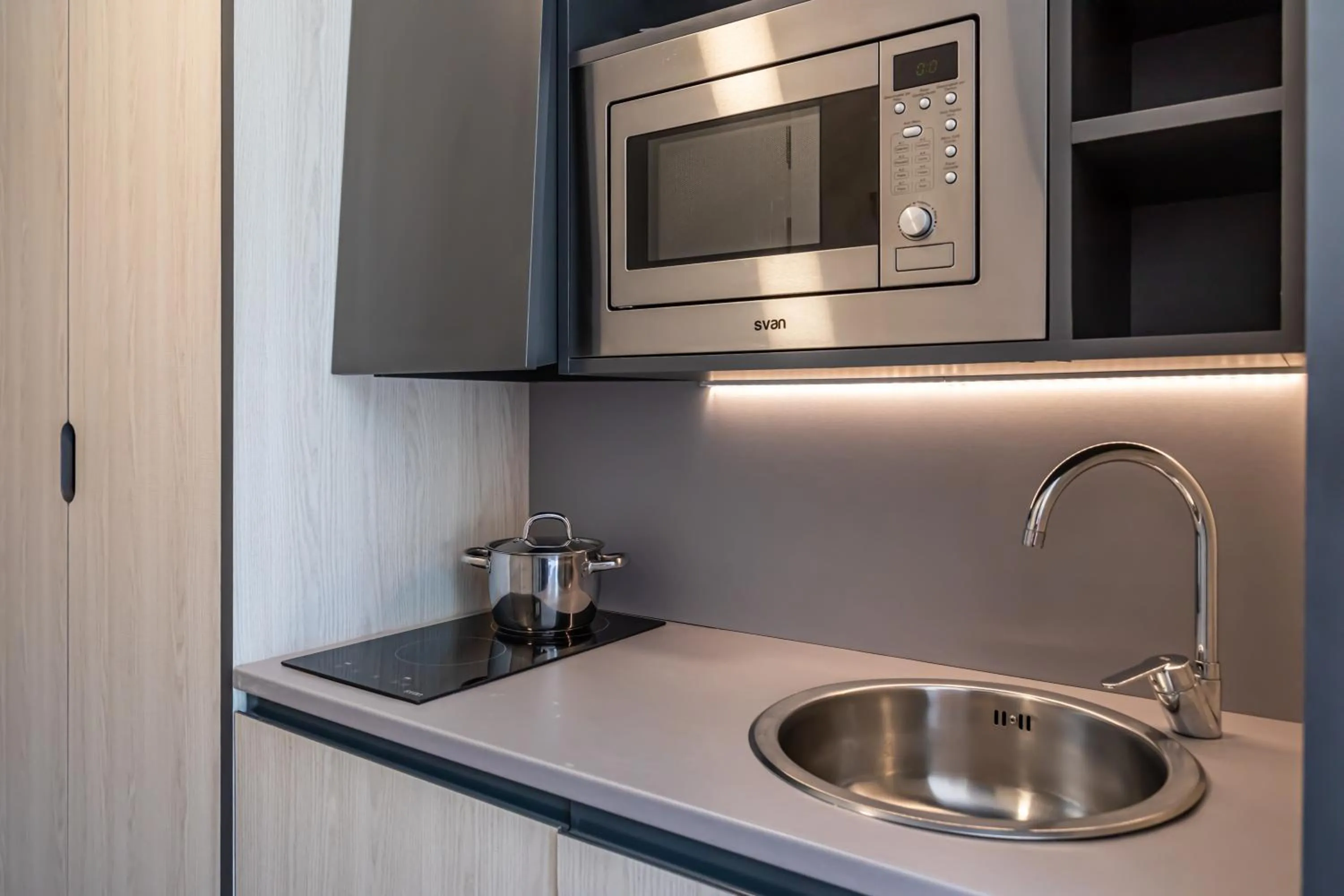 Kitchen or kitchenette in Residencia Universitaria Resa Campus Málaga