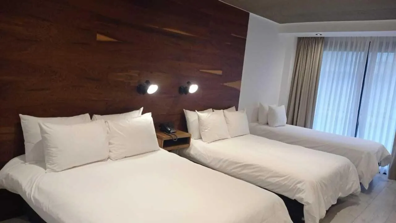 Bed in La Urumpta Hotel, AKEN MIND