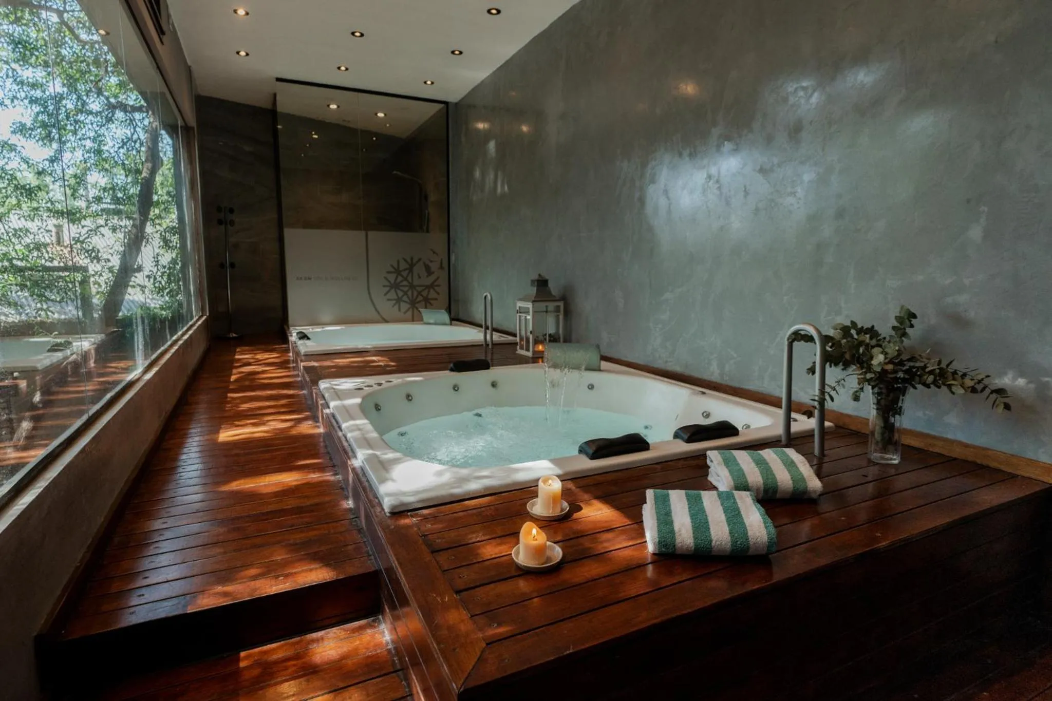 Spa and wellness centre/facilities in La Urumpta Hotel, AKEN MIND