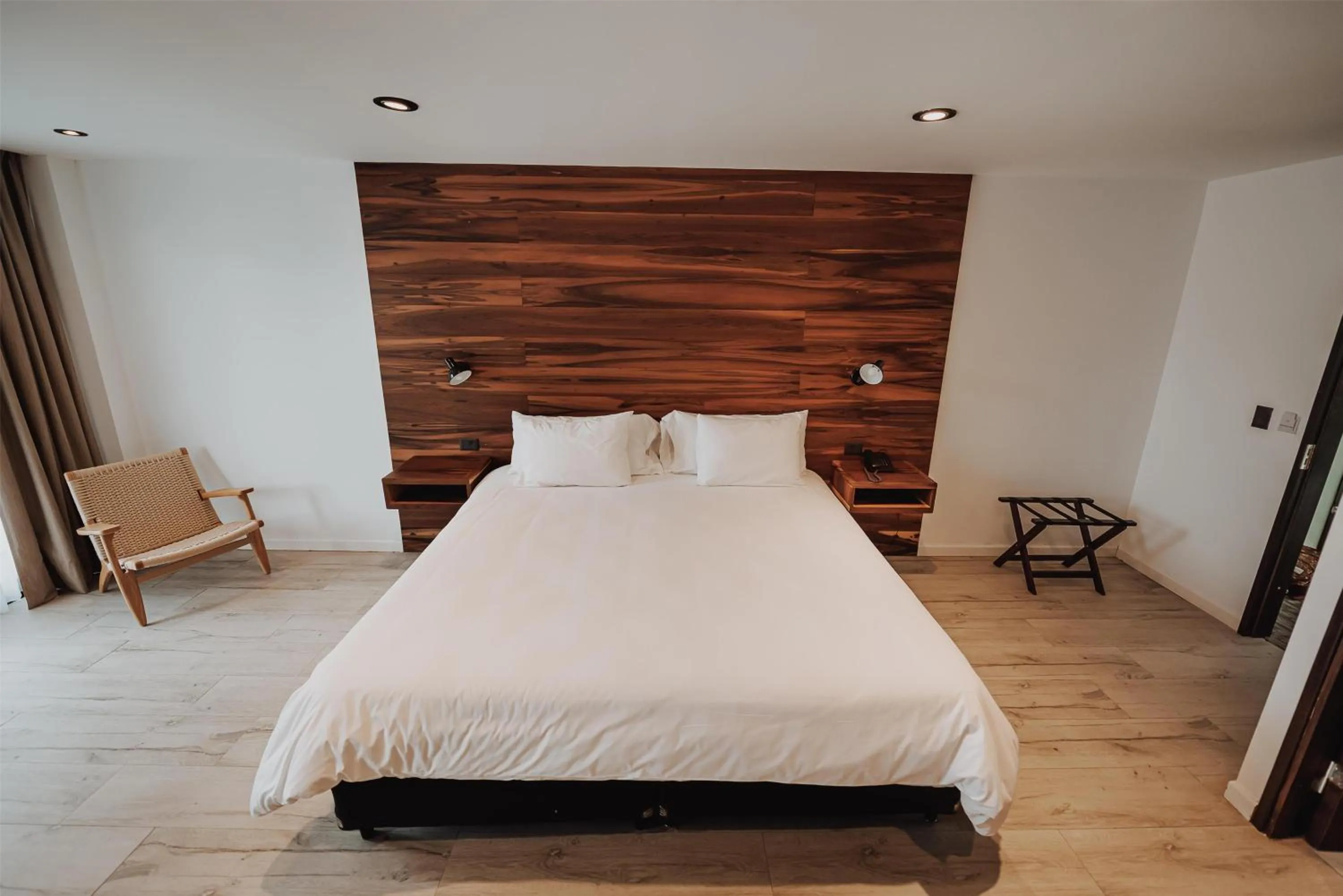 Bedroom, Bed in La Urumpta Hotel, AKEN MIND