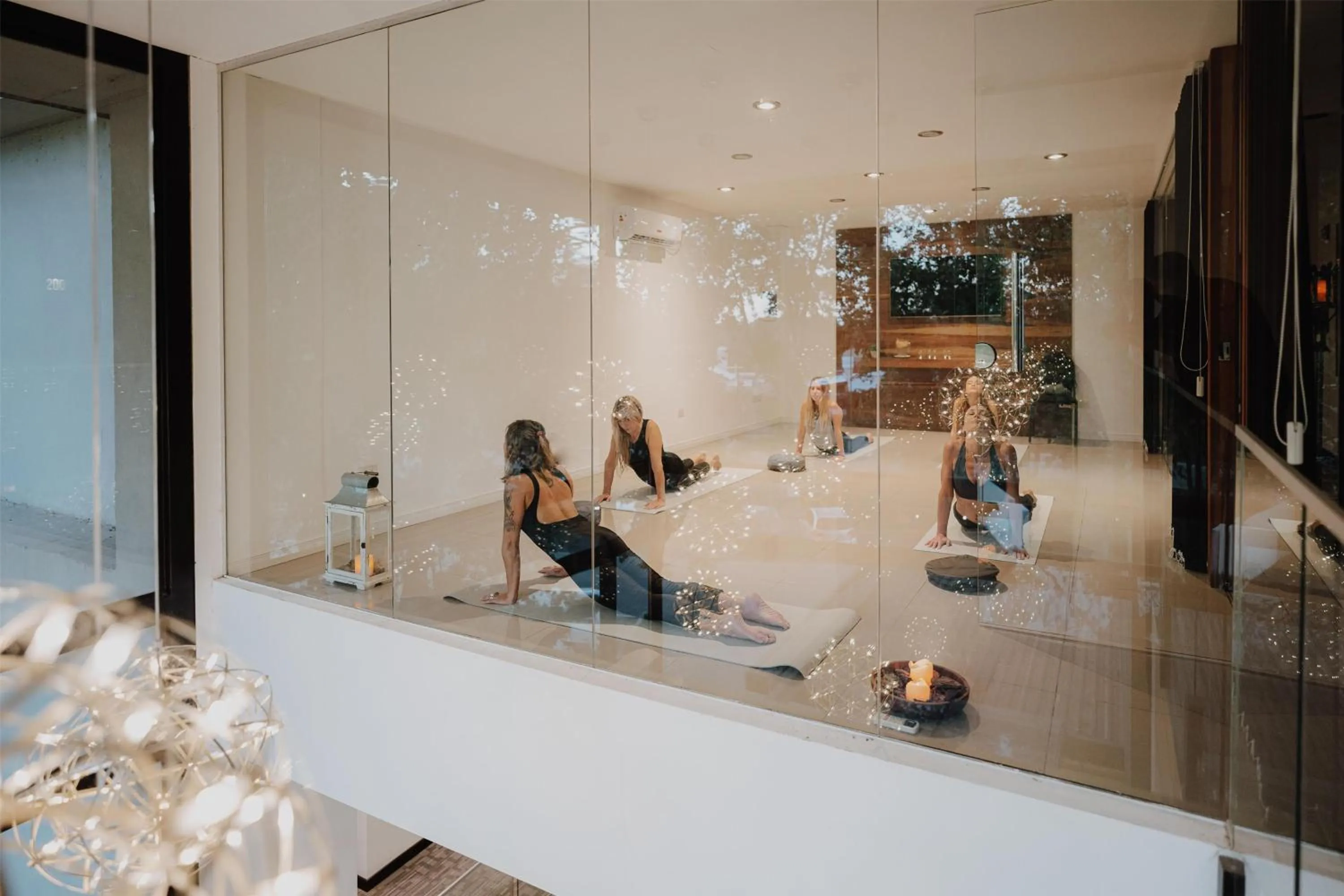 Fitness centre/facilities in La Urumpta Hotel, AKEN MIND