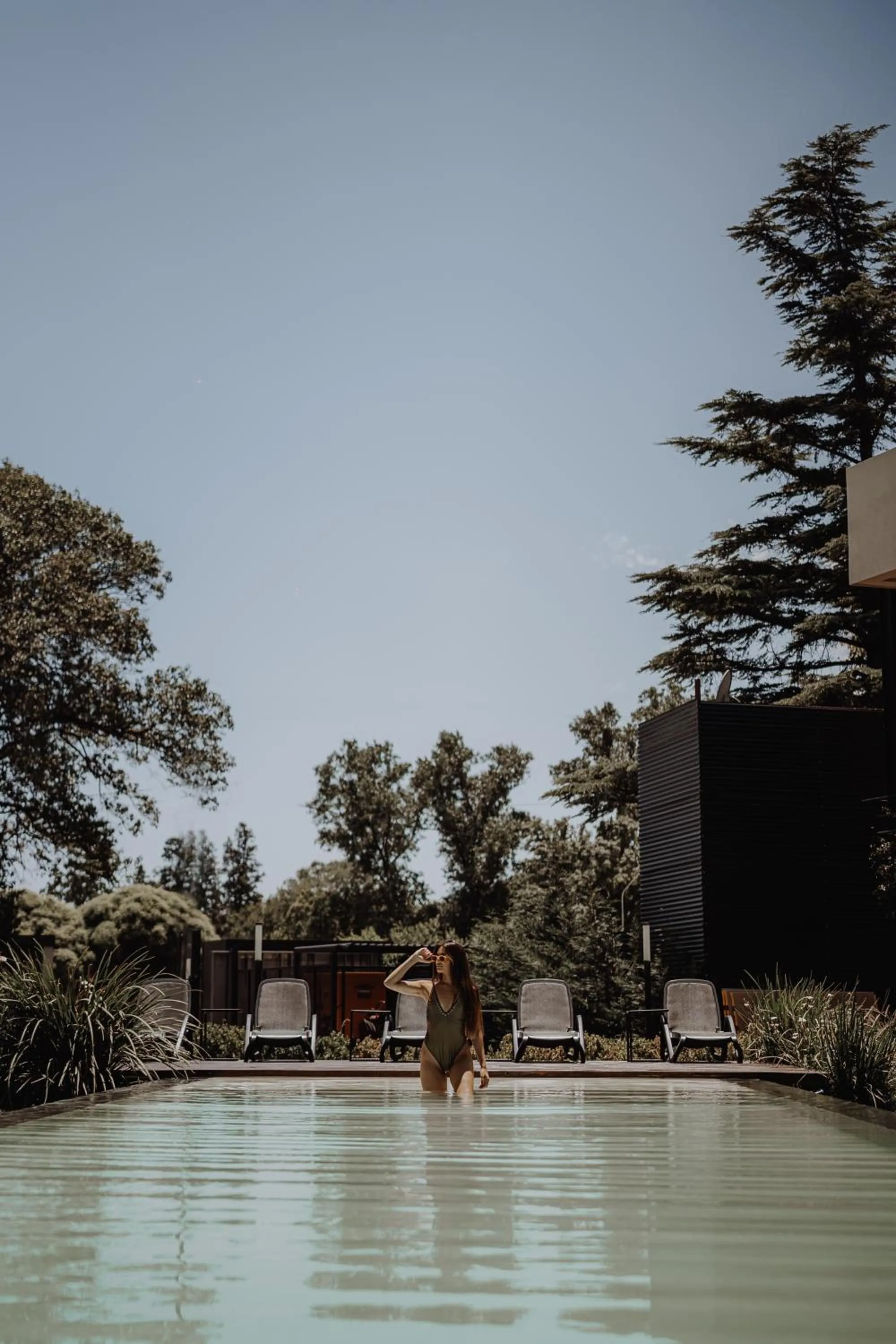 Swimming pool in La Urumpta Hotel, AKEN MIND