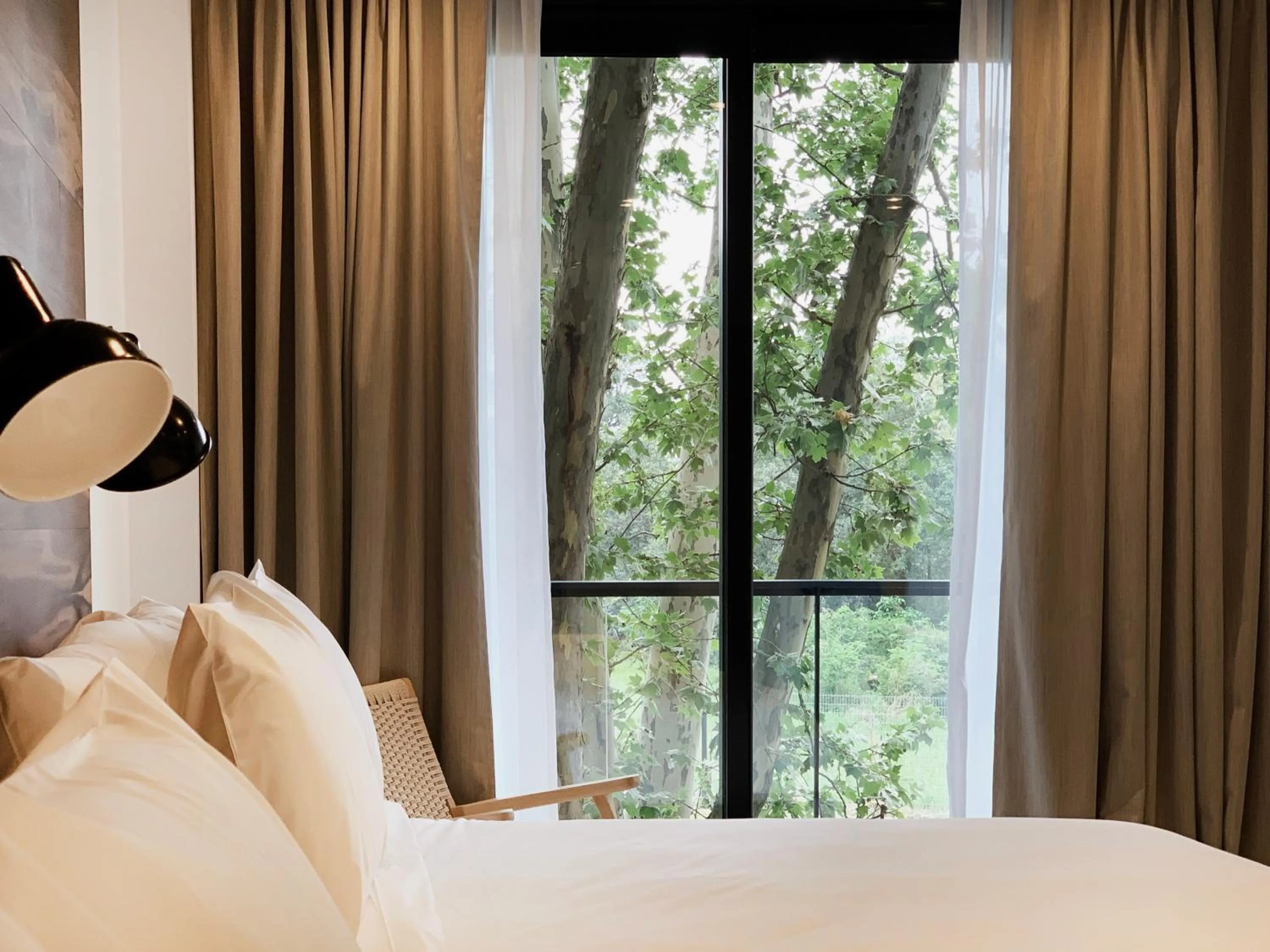 Bedroom, Bed in La Urumpta Hotel, AKEN MIND