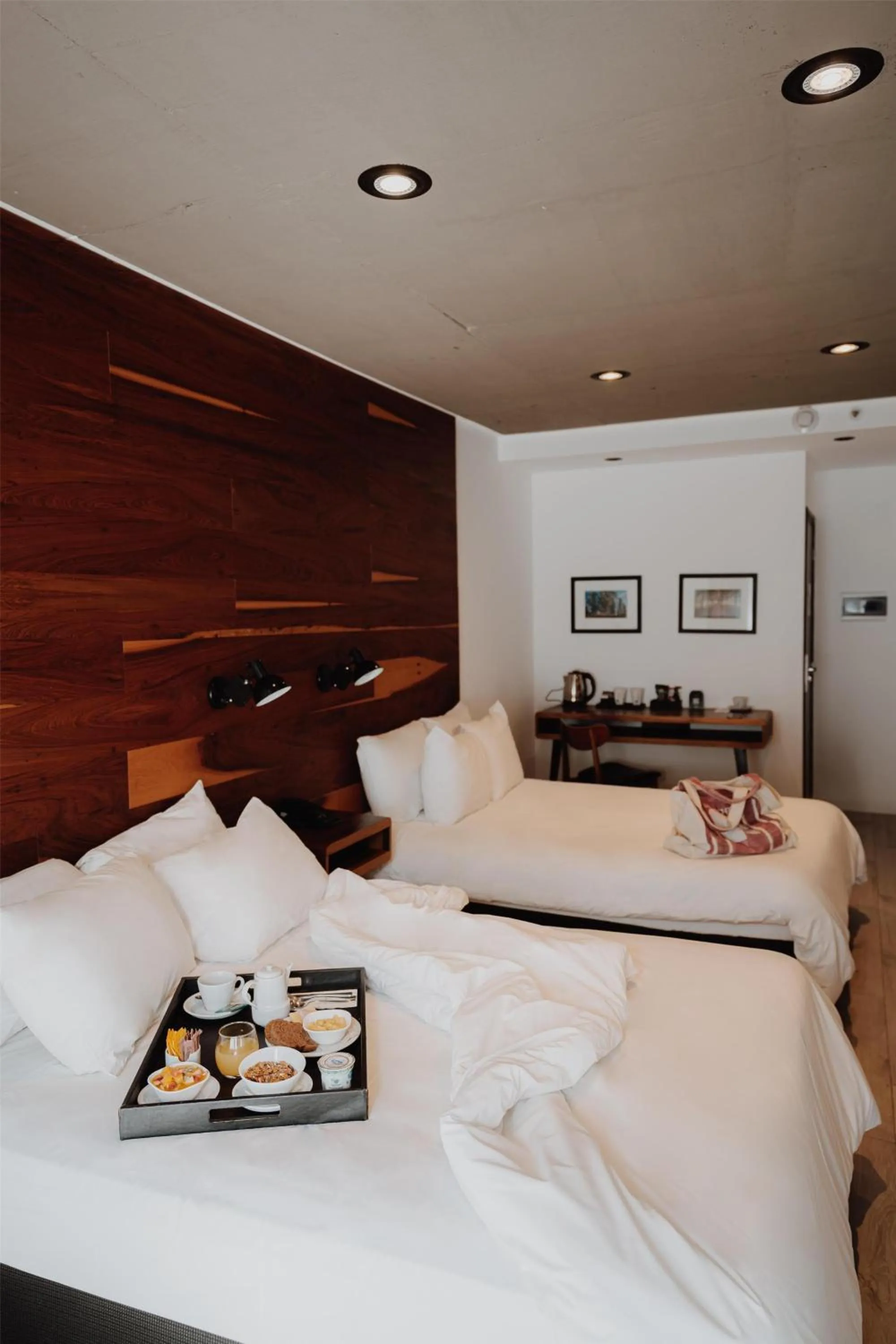 Bedroom, Bed in La Urumpta Hotel, AKEN MIND